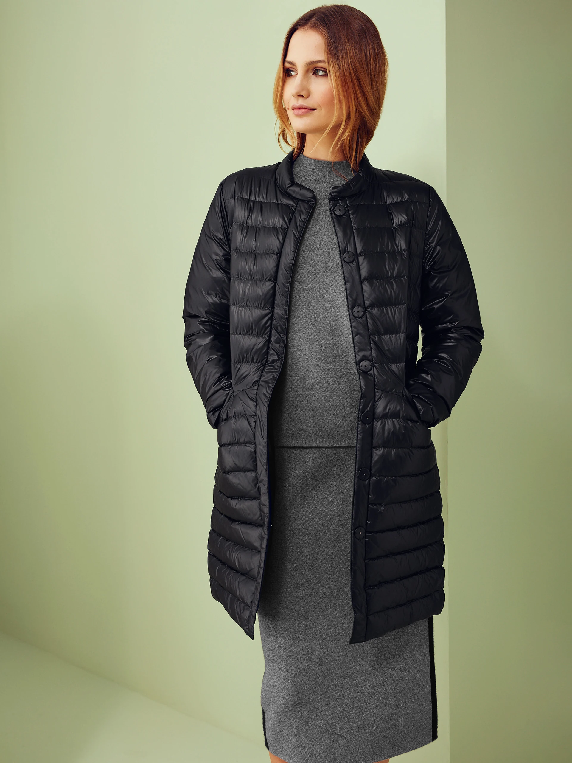 QUILTED DOWN COAT