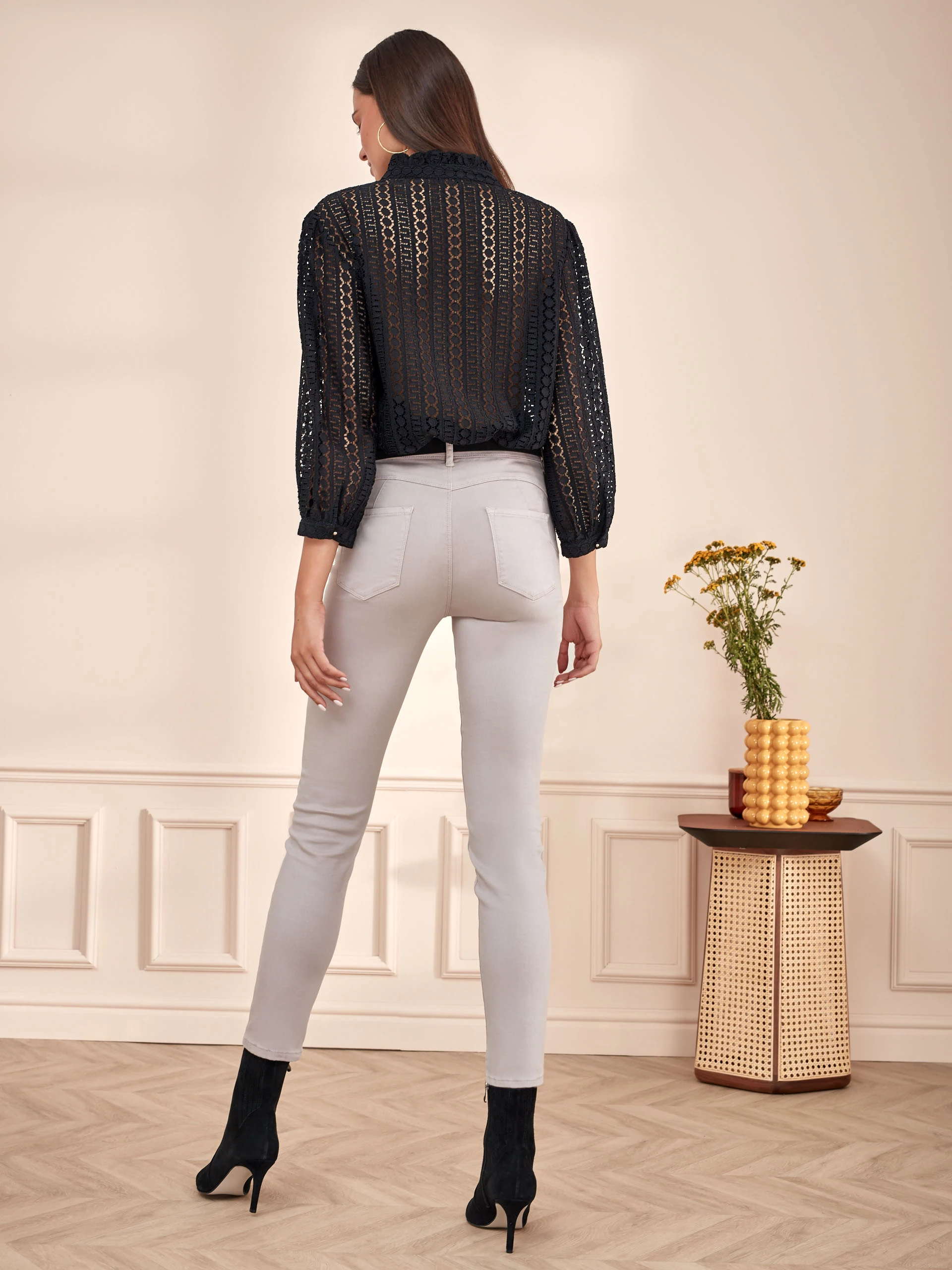 TAILORED PANTS WITH HIGHER WAIST