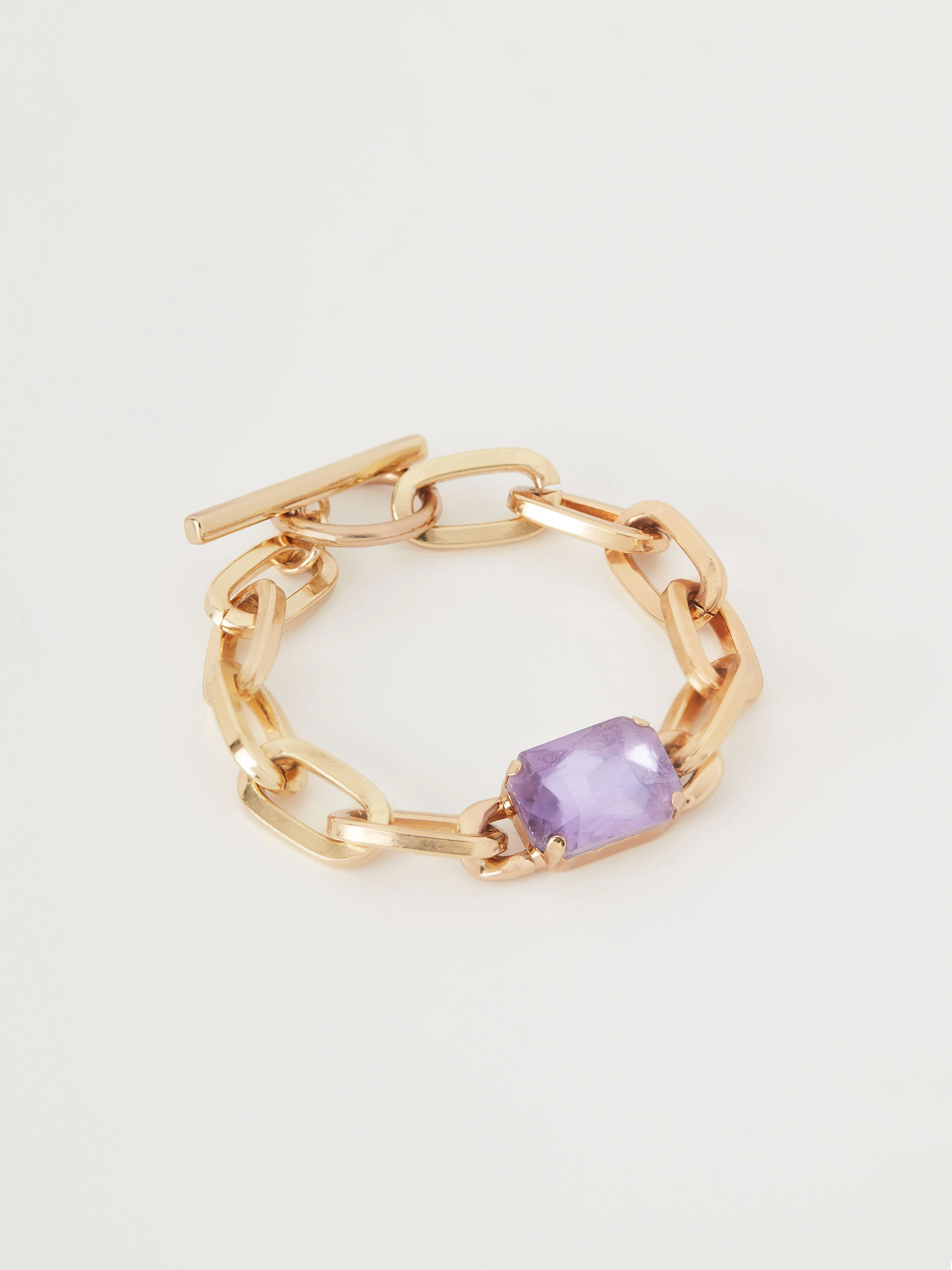 Bracelet with purple stone