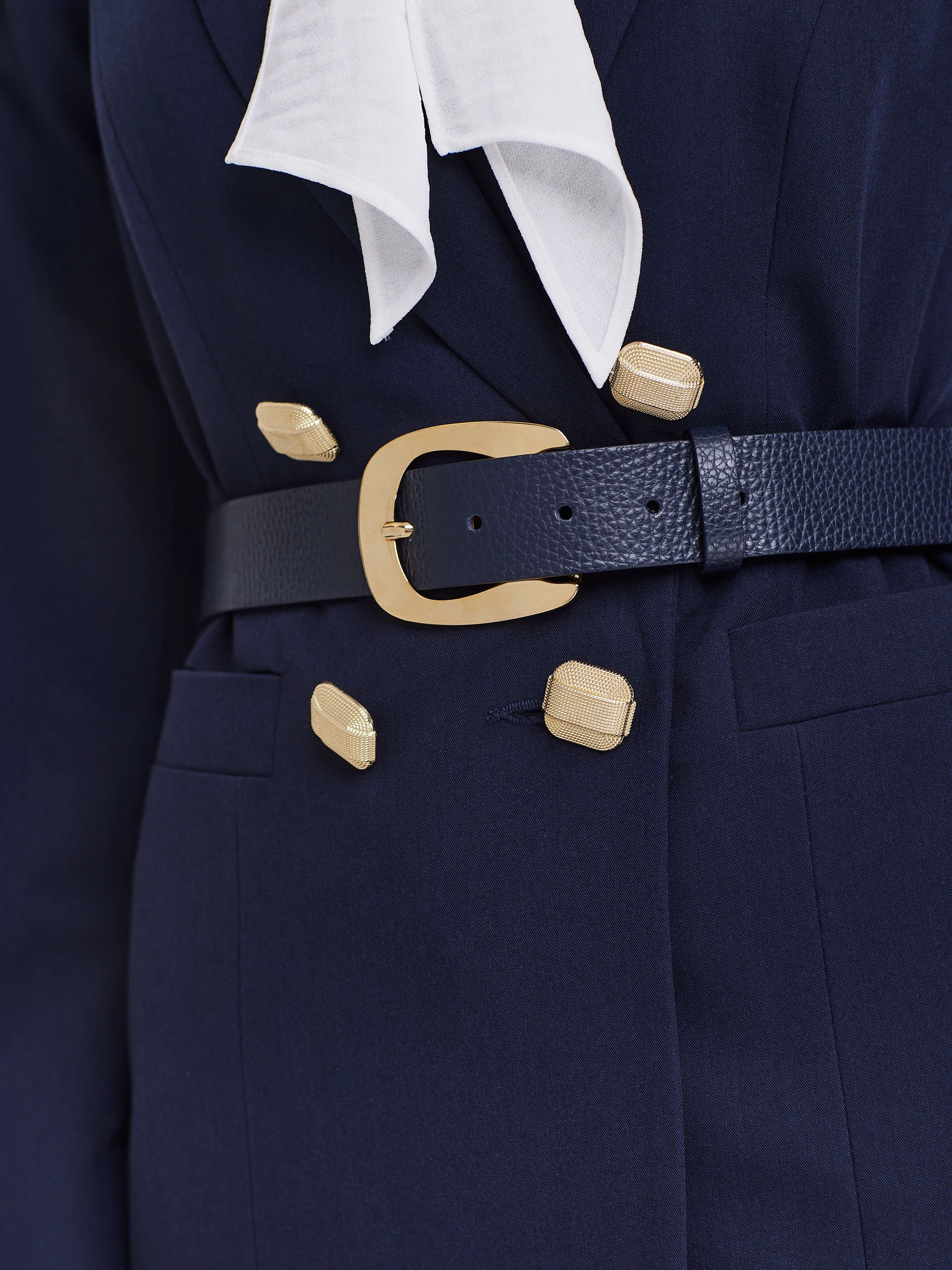 Classic navy blue belt