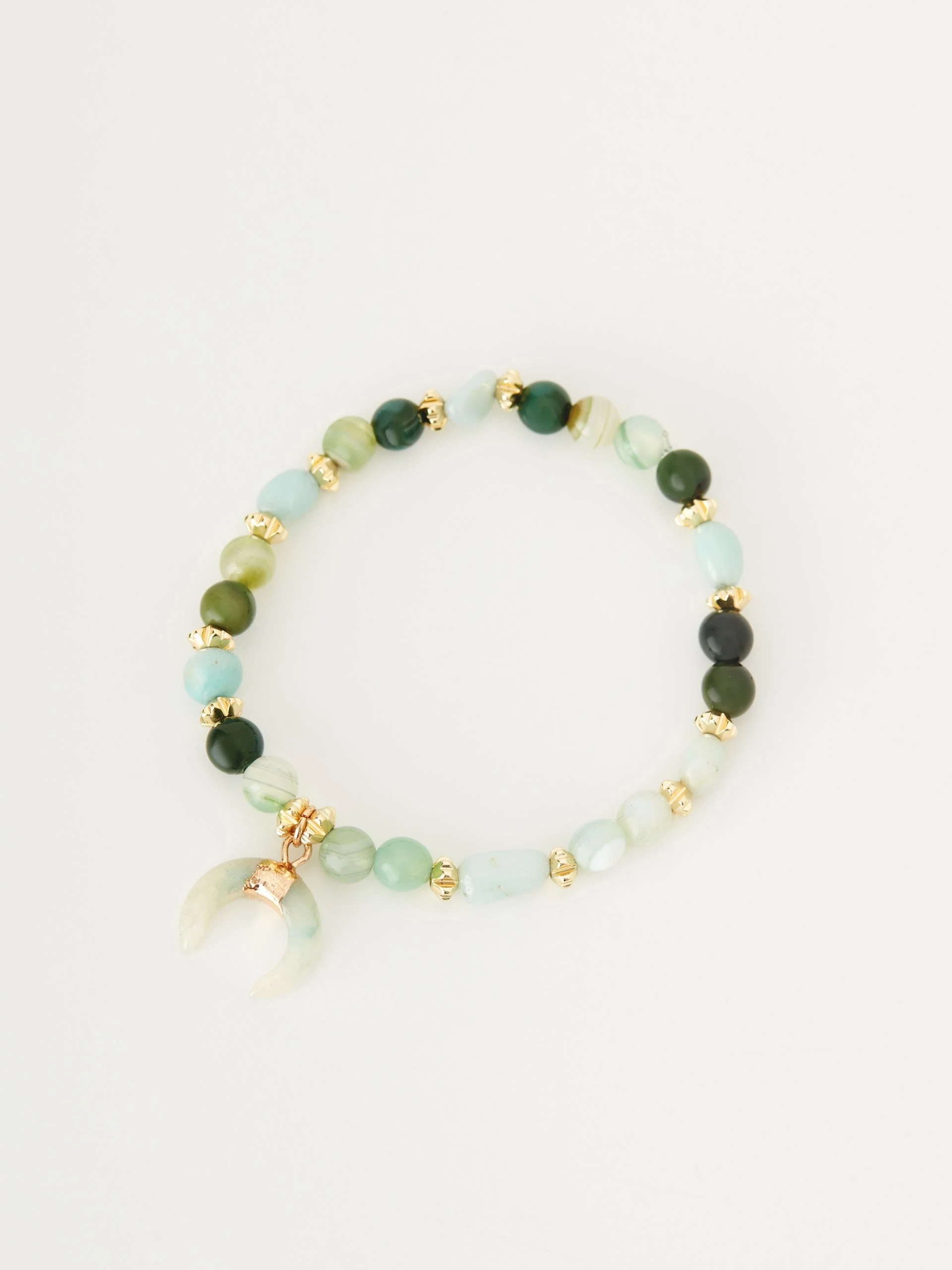 Bracelet in shades of green