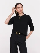 Black jumper with wide sleeves