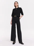 Black jumper with wide sleeves