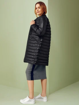 QUILTED DOWN COAT