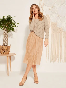 PLEATED SKIRT
