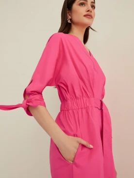 PINK COTTON DRESS