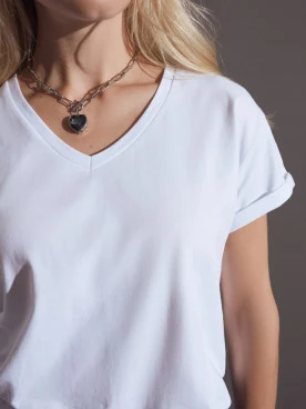 Classic white T-shirt