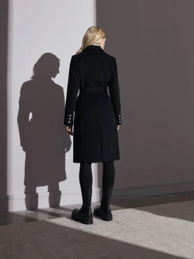 DWURZĘDOWY WEŁNIANY PŁASZCZ