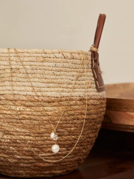 CASCADING PEARL NECKLACE