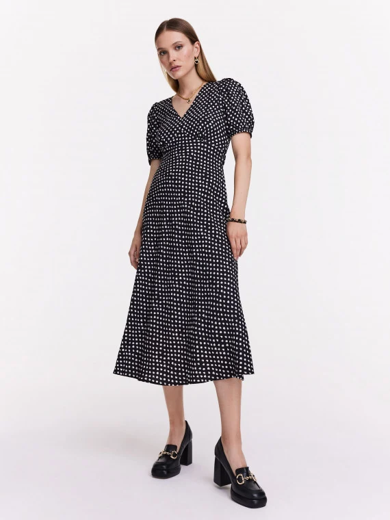 Midi pea dress