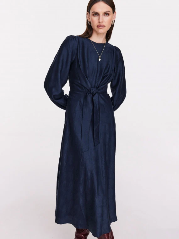 Navy blue modal dress