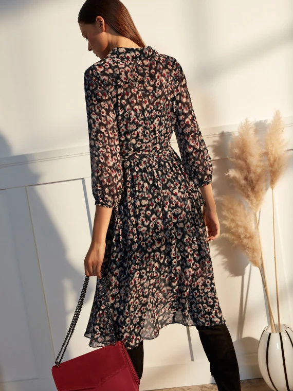 AIRY PATTERNED DRESS