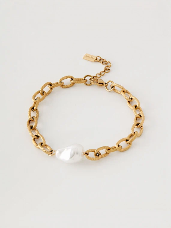 Pearl stone bracelet