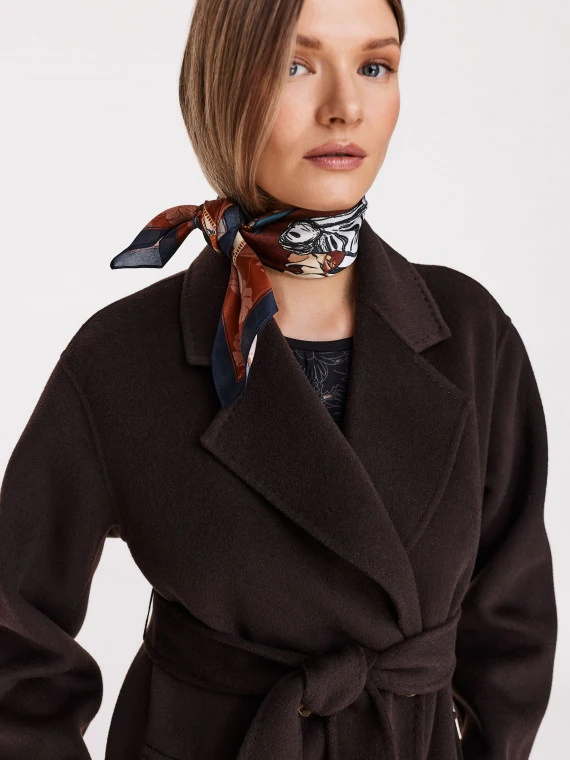 Silk scarf in a unique pattern