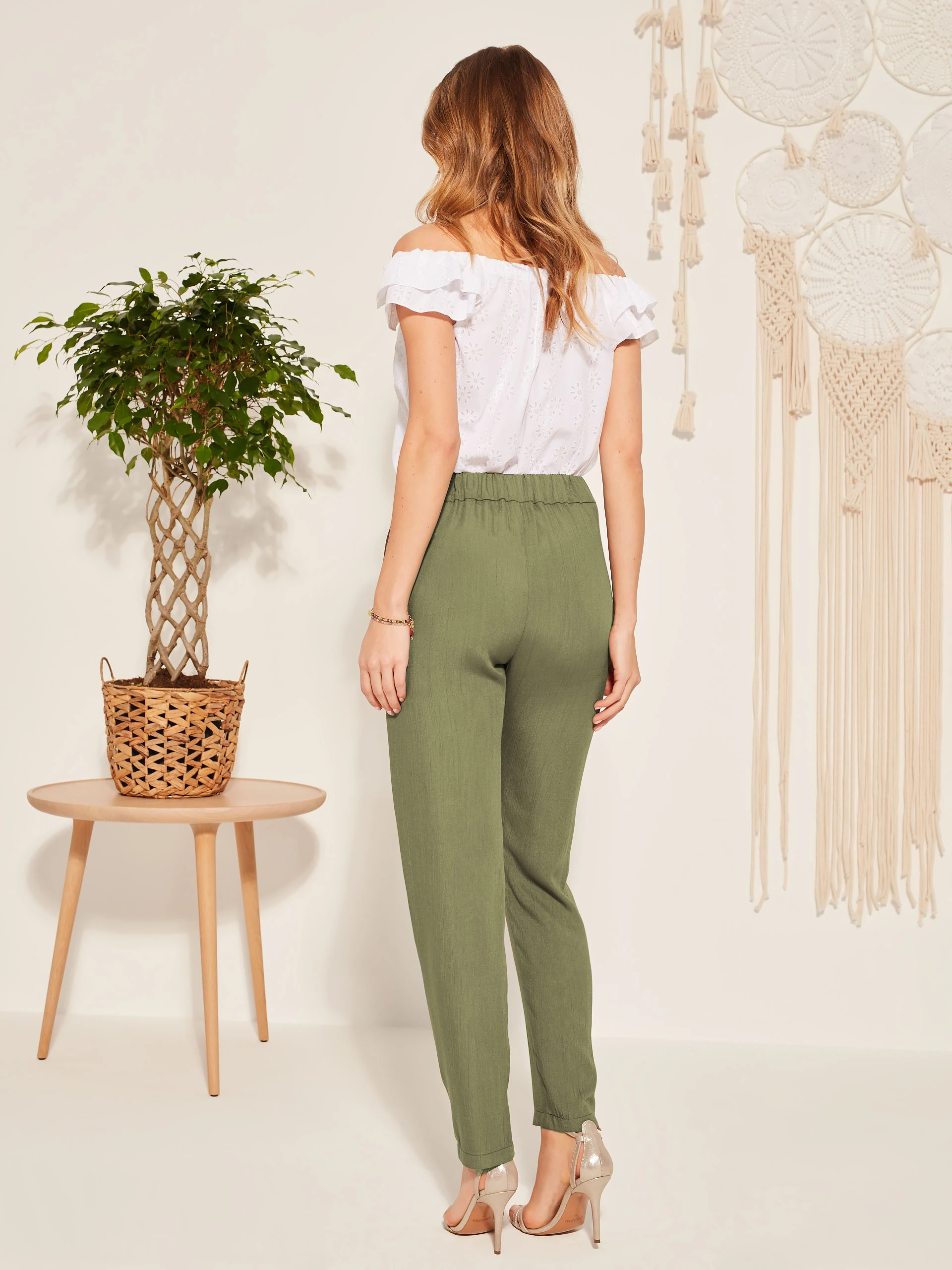 COTTON SPANGLED BLOUSE