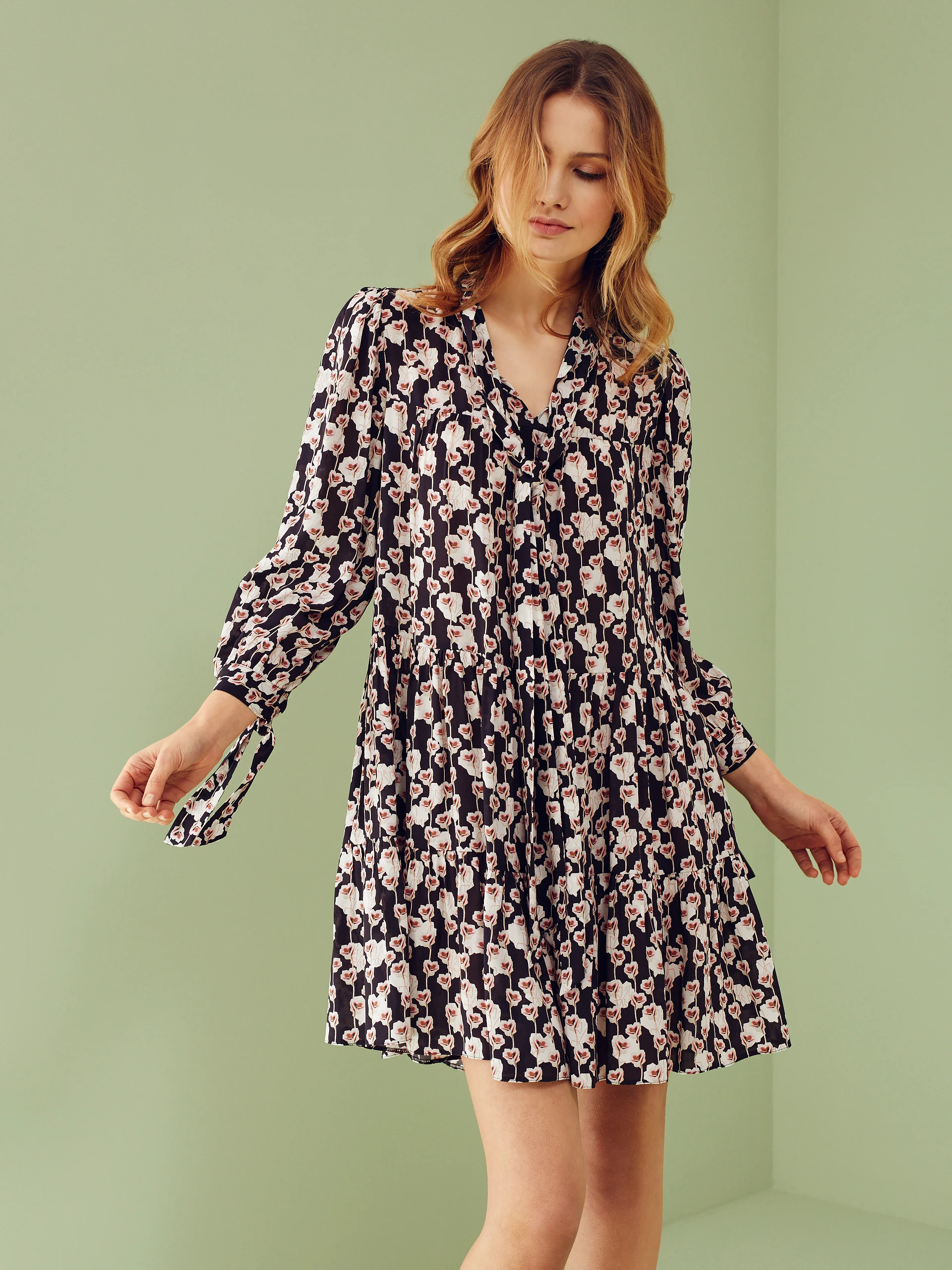 ETHEREAL DRESS WITH BINDING