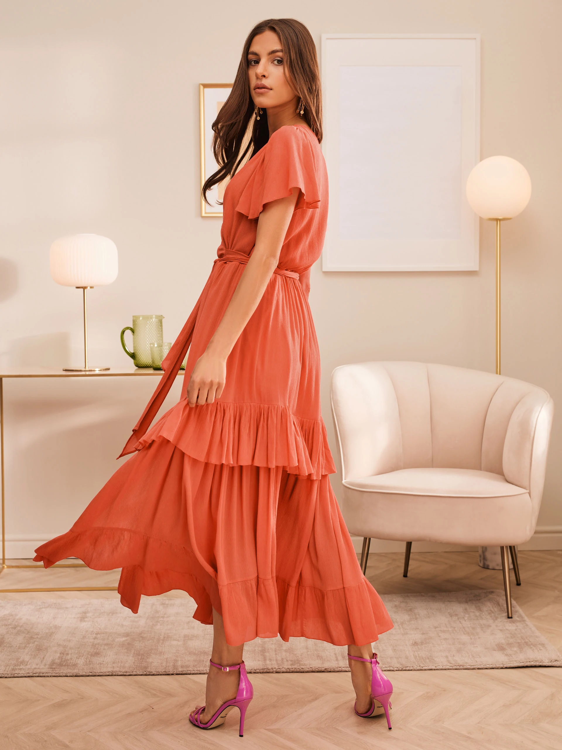 ENVELOPE CUT DRESS