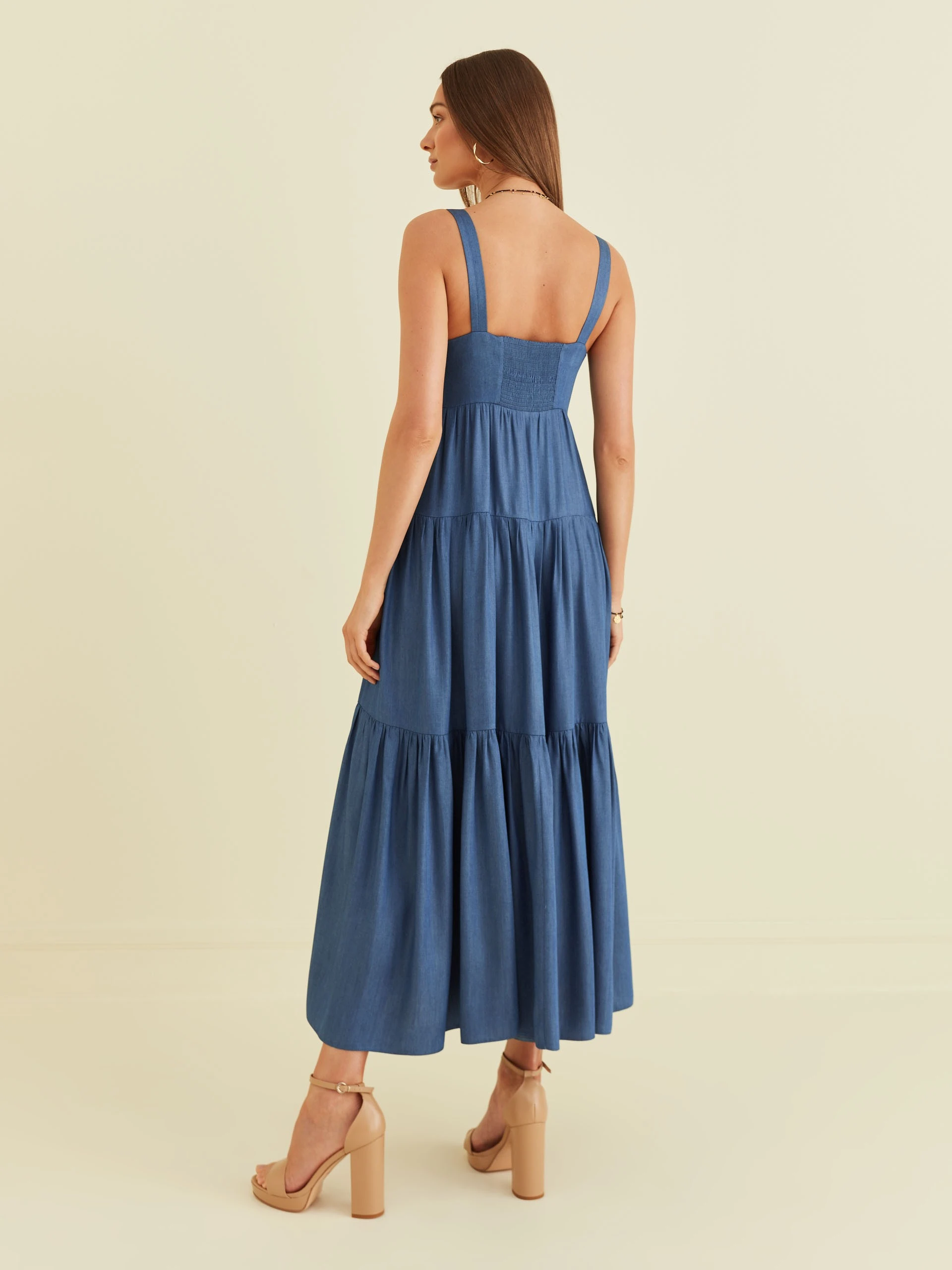 VISCOSE MAXI DRESS