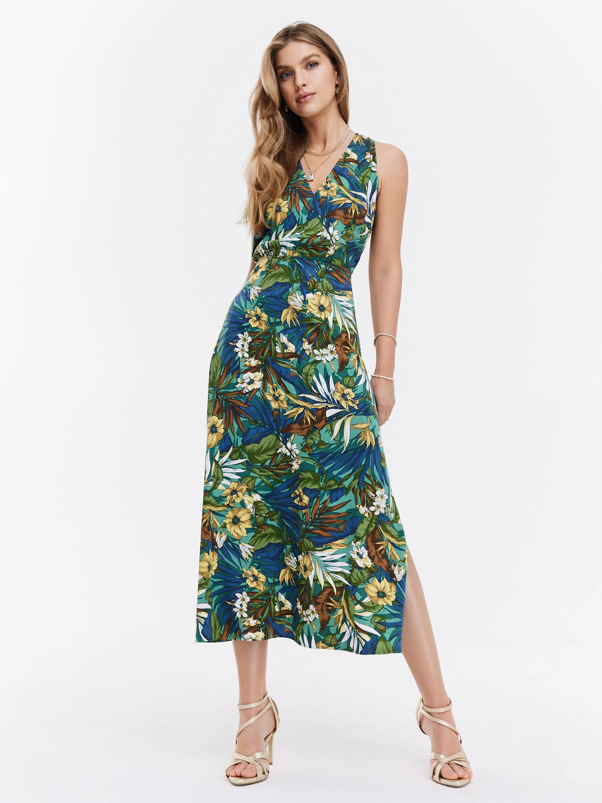 Floral maxi dress
