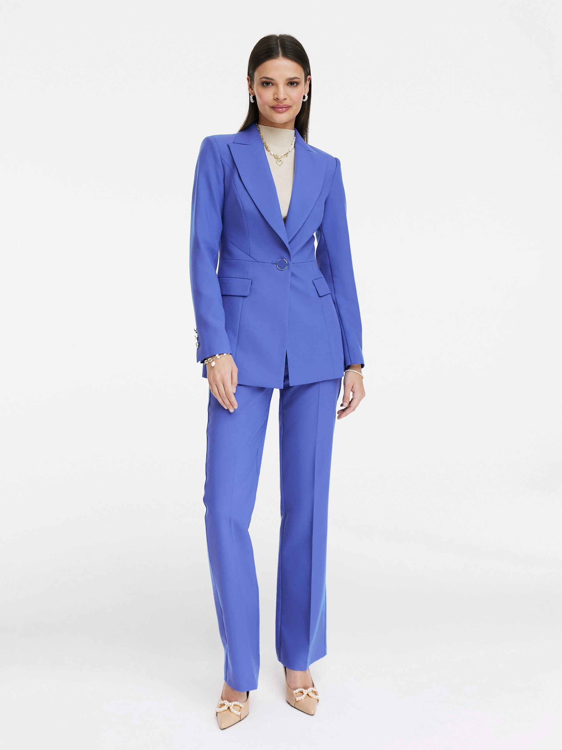 Cornflower suit pants