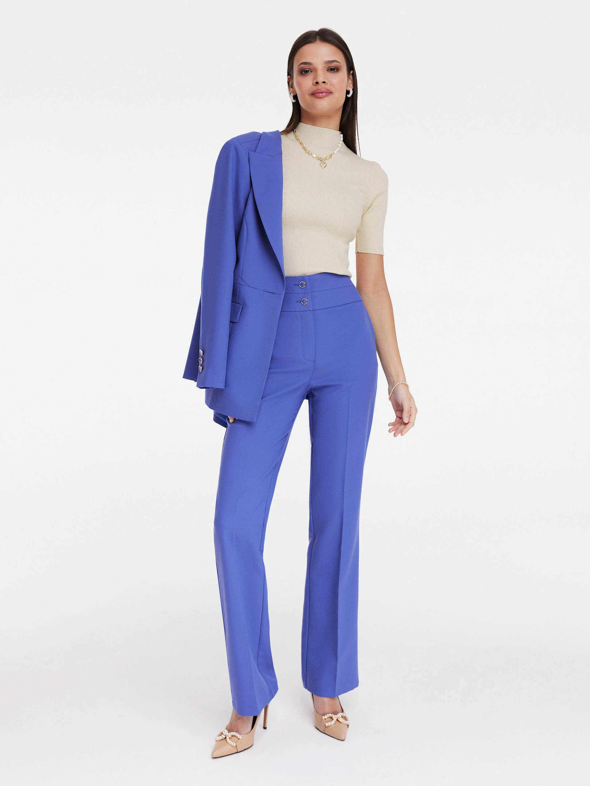 Cornflower suit pants