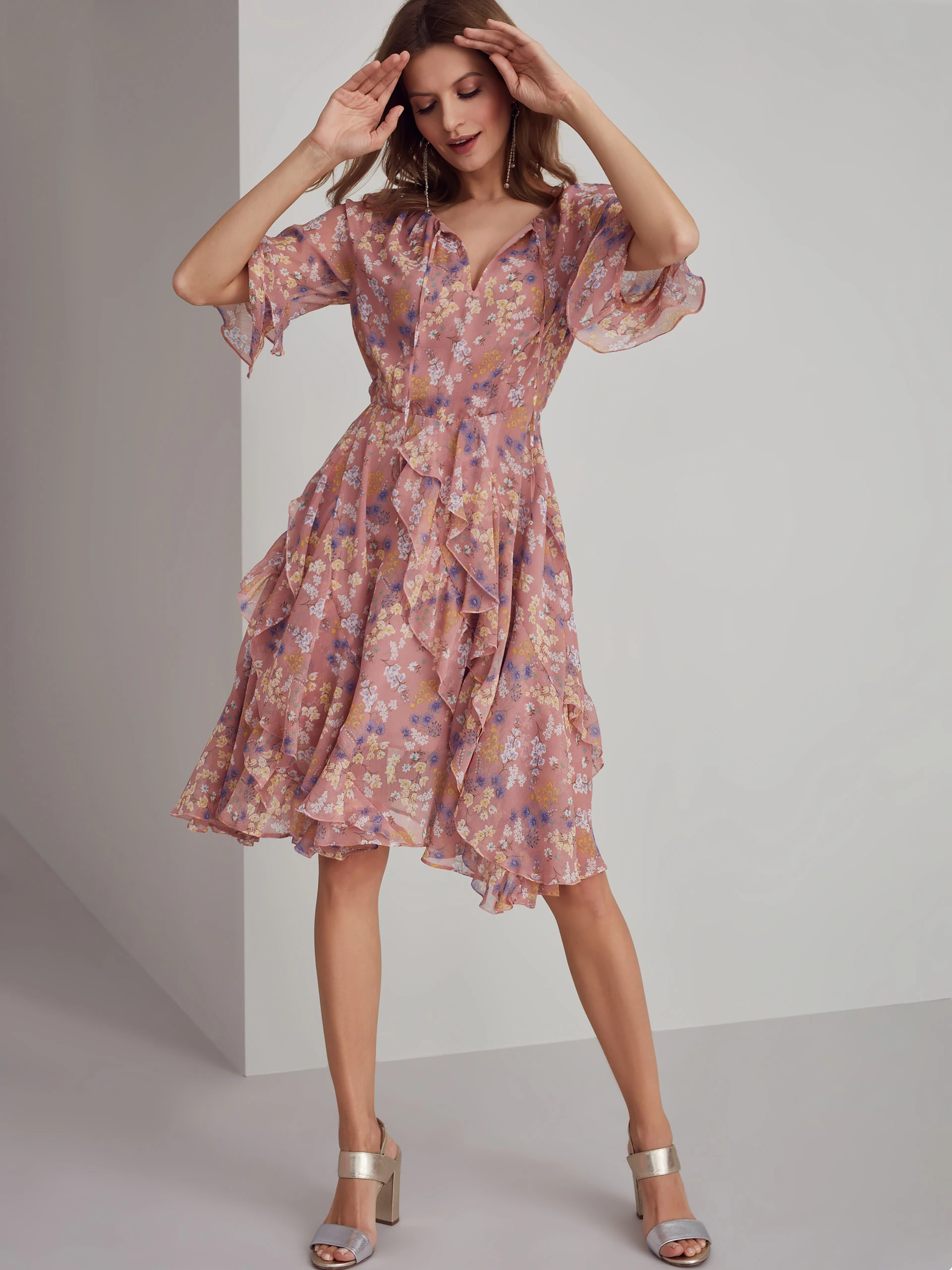 FLORAL PATTERN DRESS