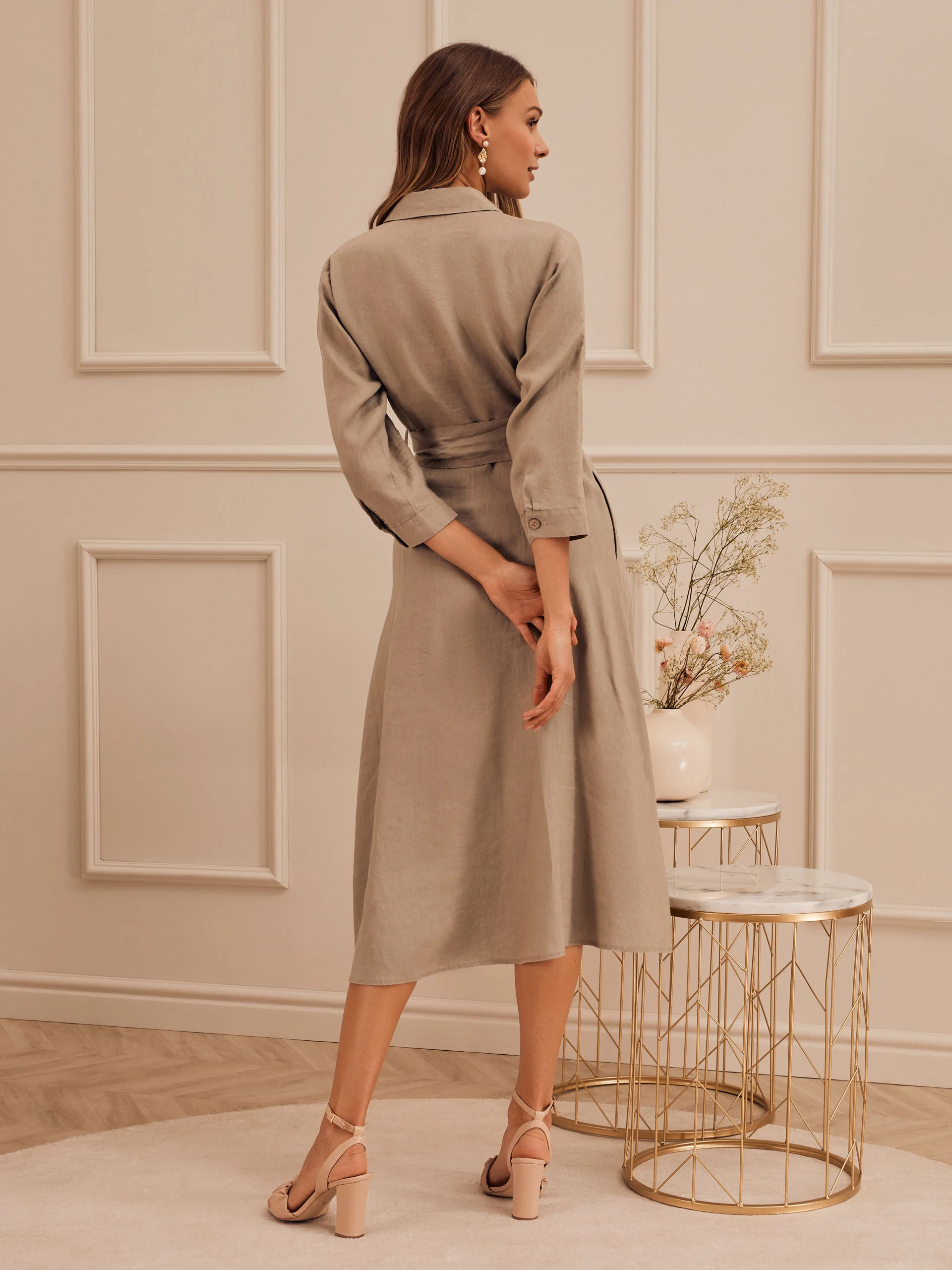 LINEN EMERY DRESS