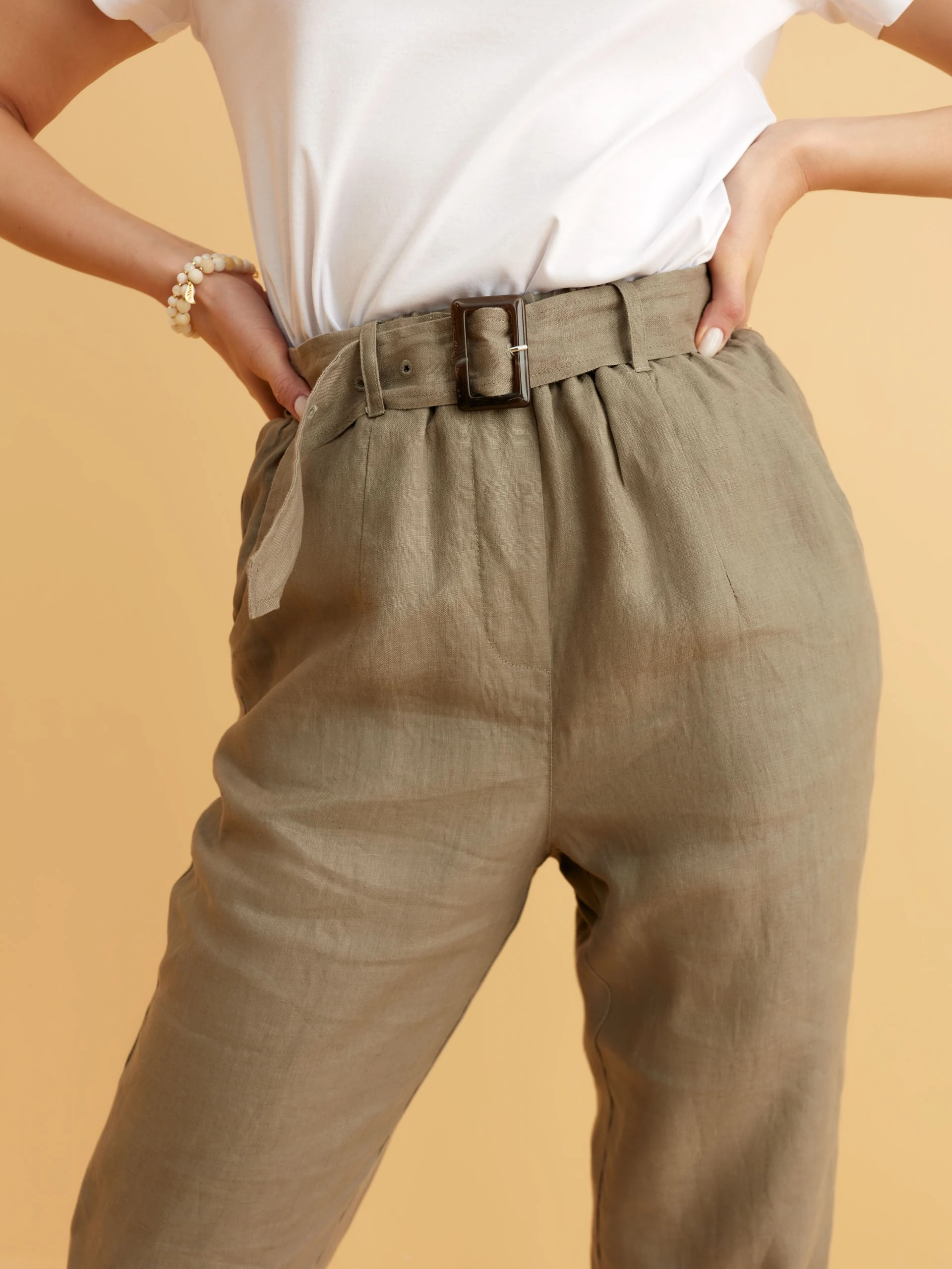 COTTON BLOUSE WITH SHORT SLEEVES