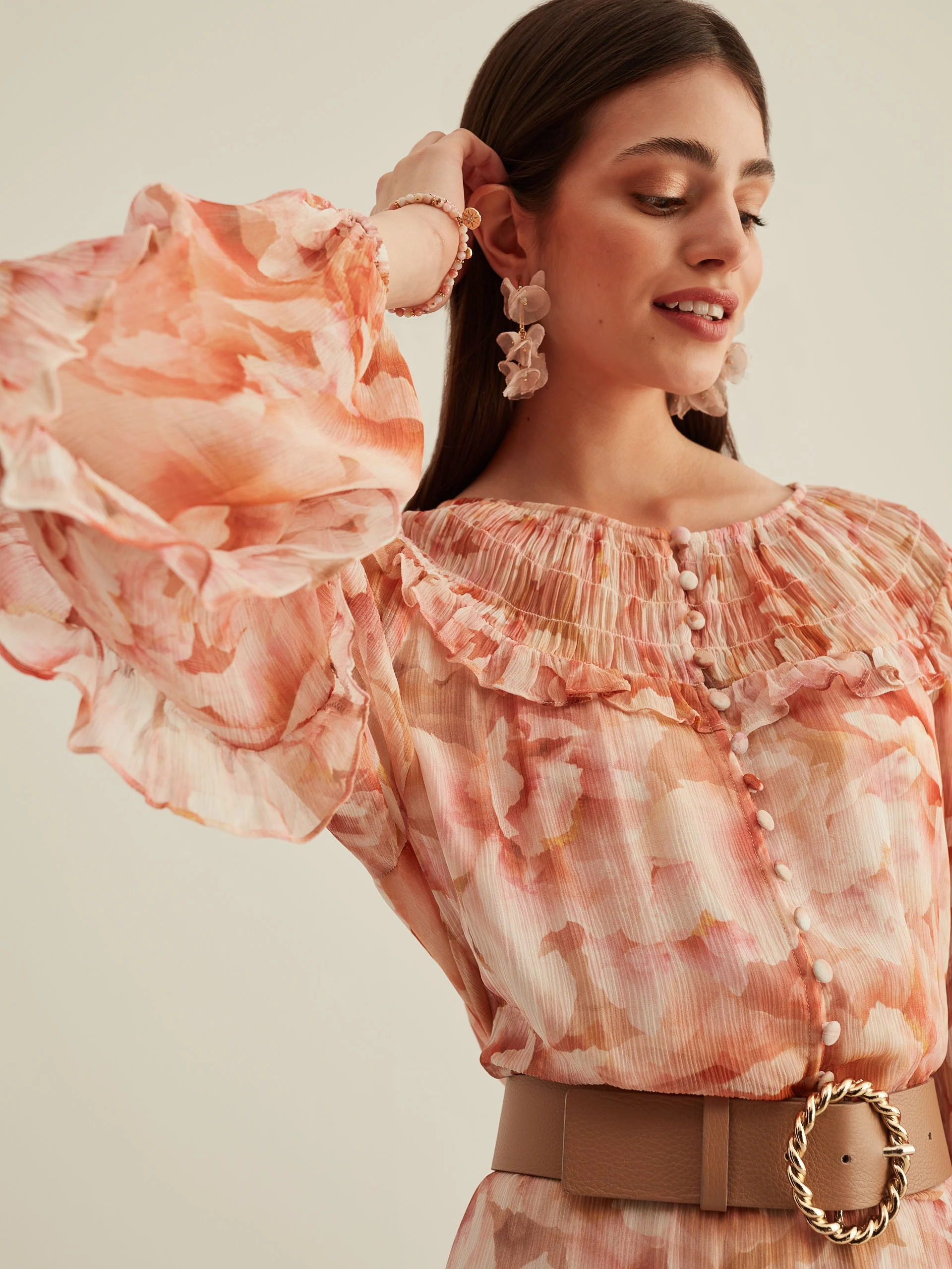 VISCOSE FLORAL DRESS