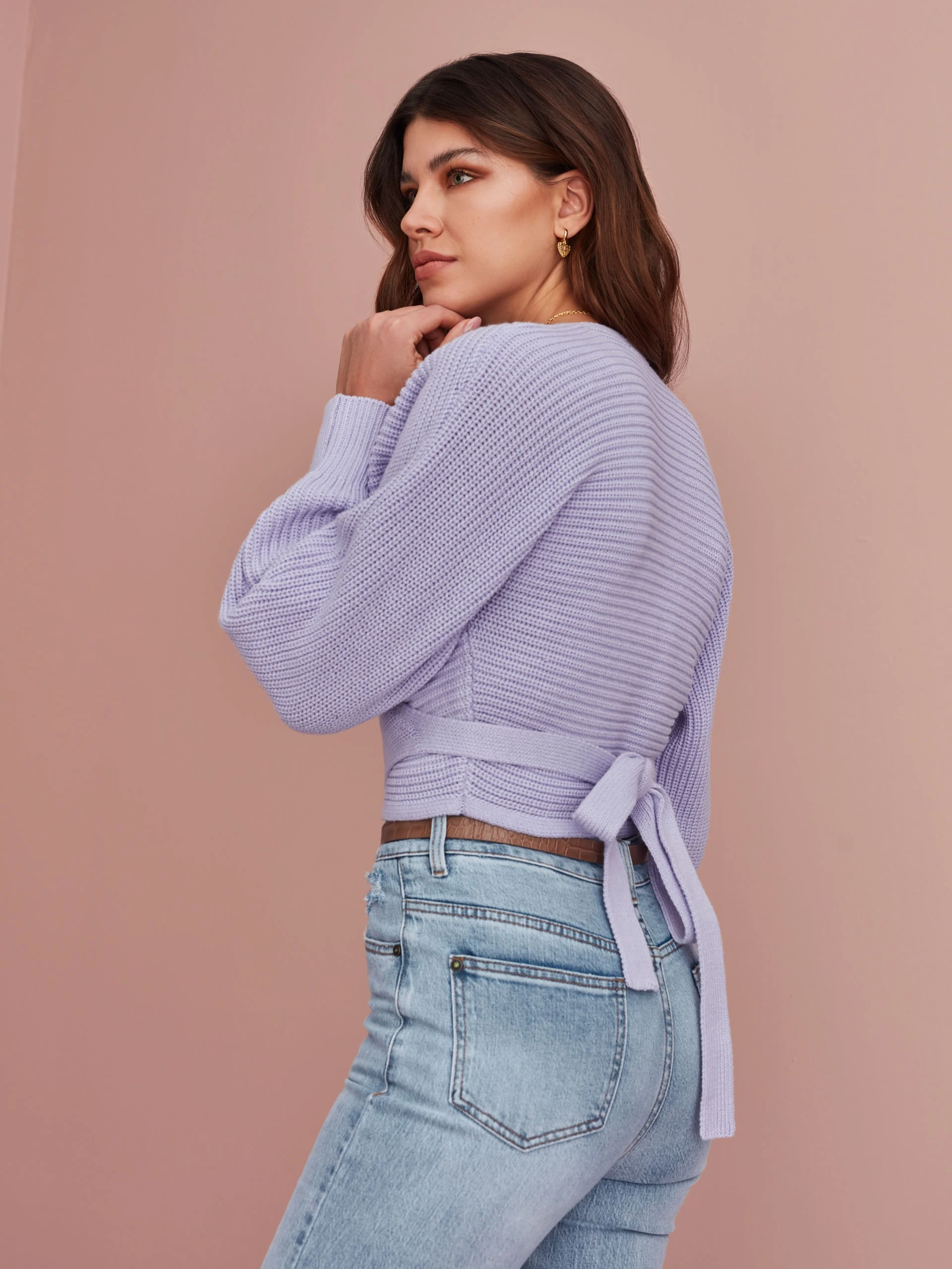 BLUE JEANS WITH WIDE LEG