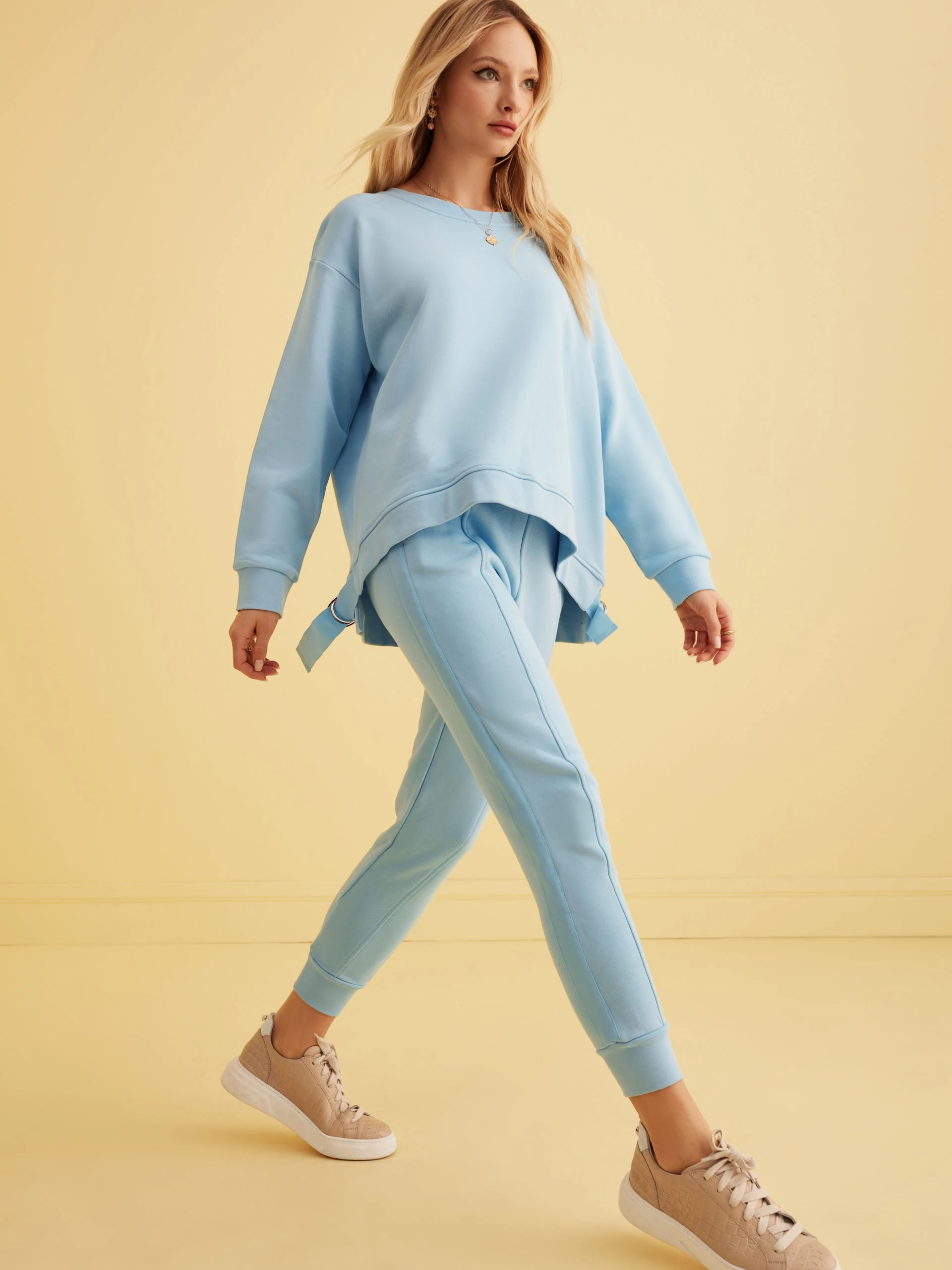 BLUE TRACKSUIT PANTS
