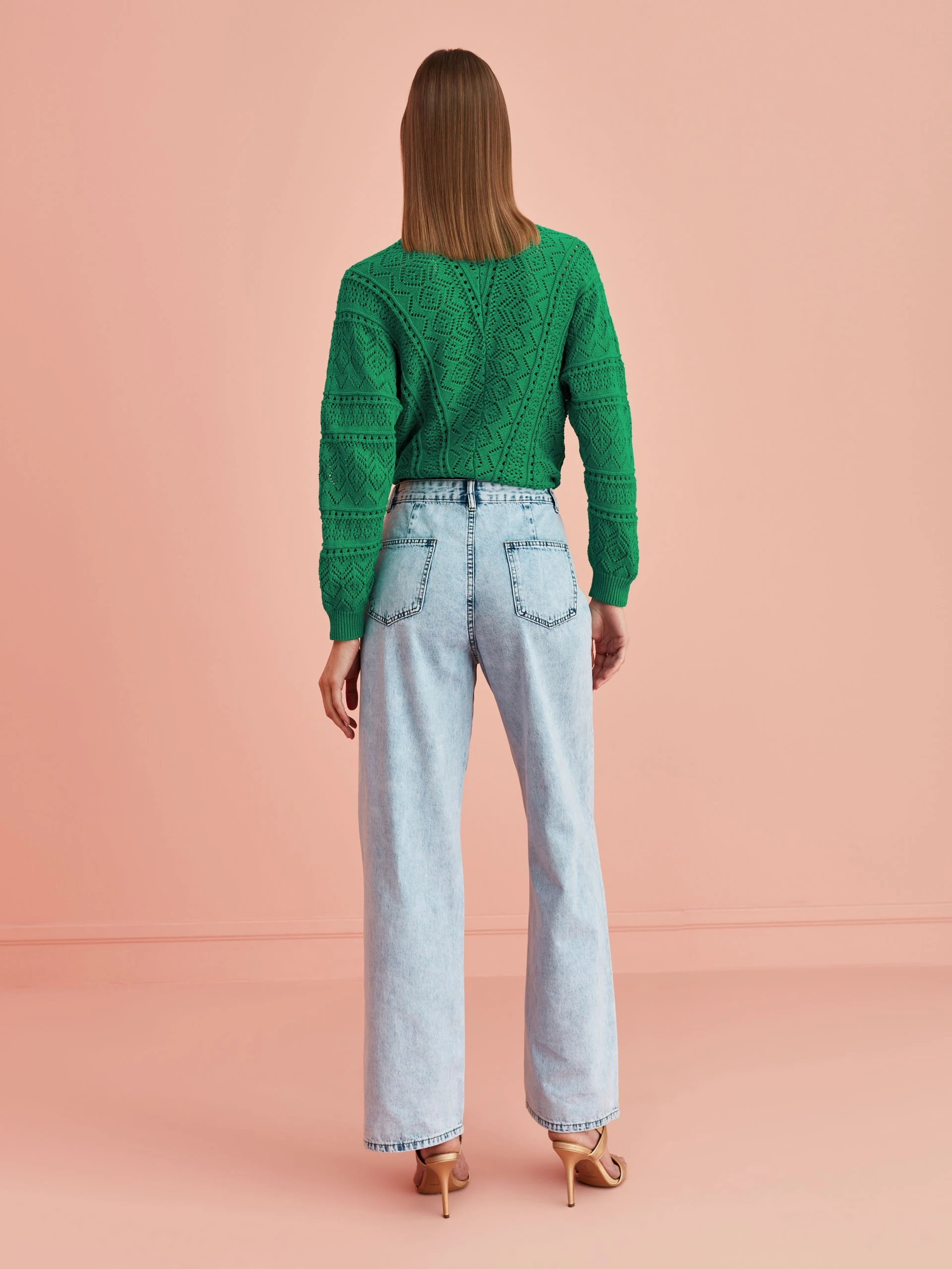 OPEN-KNIT SWEATER