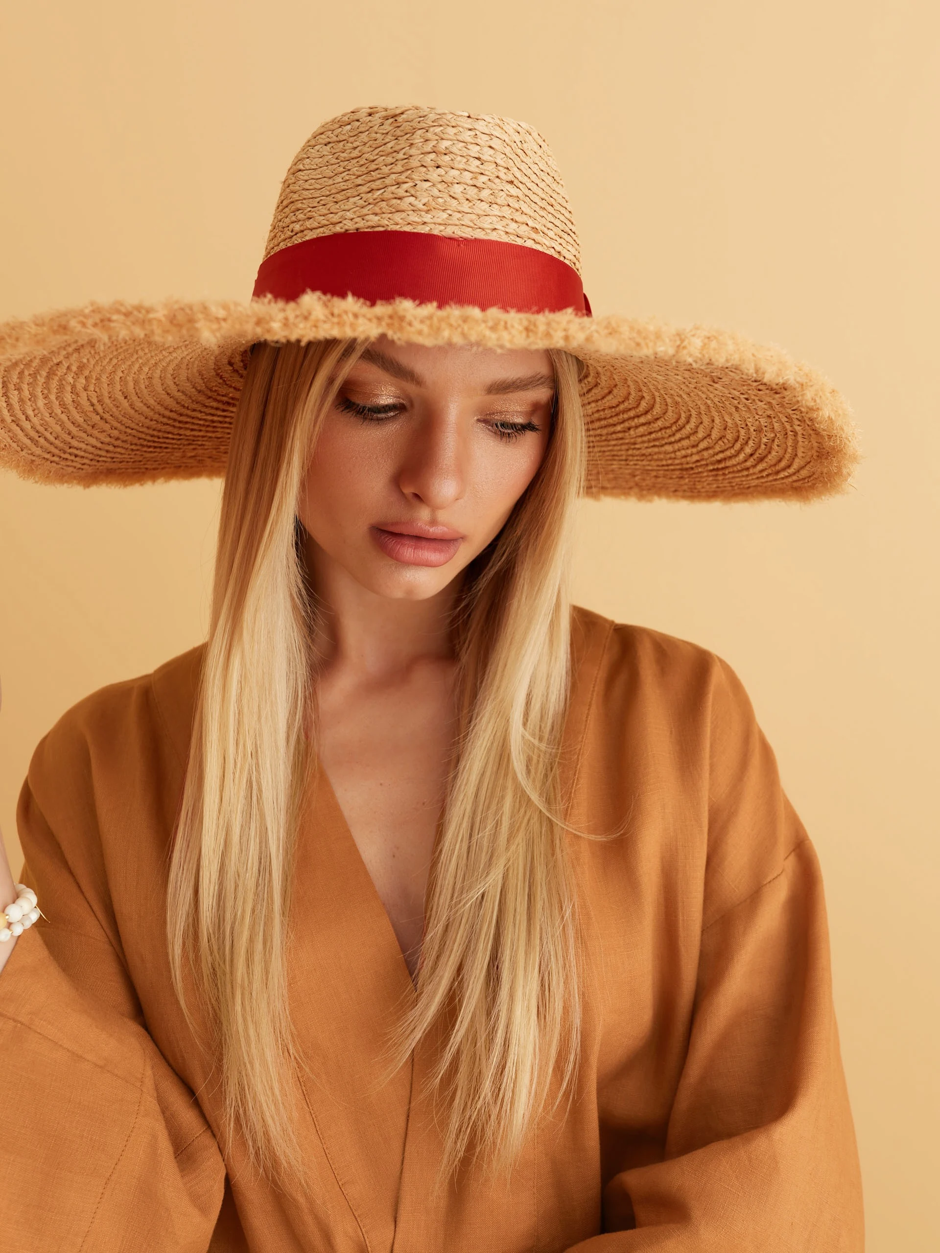 LINEN KIMONO WITH WAIST TIE