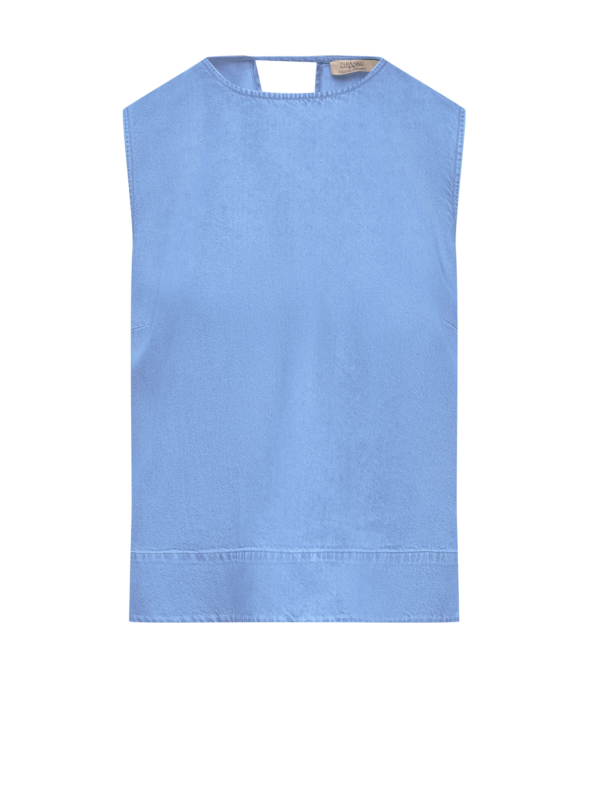 Loose denim blouse