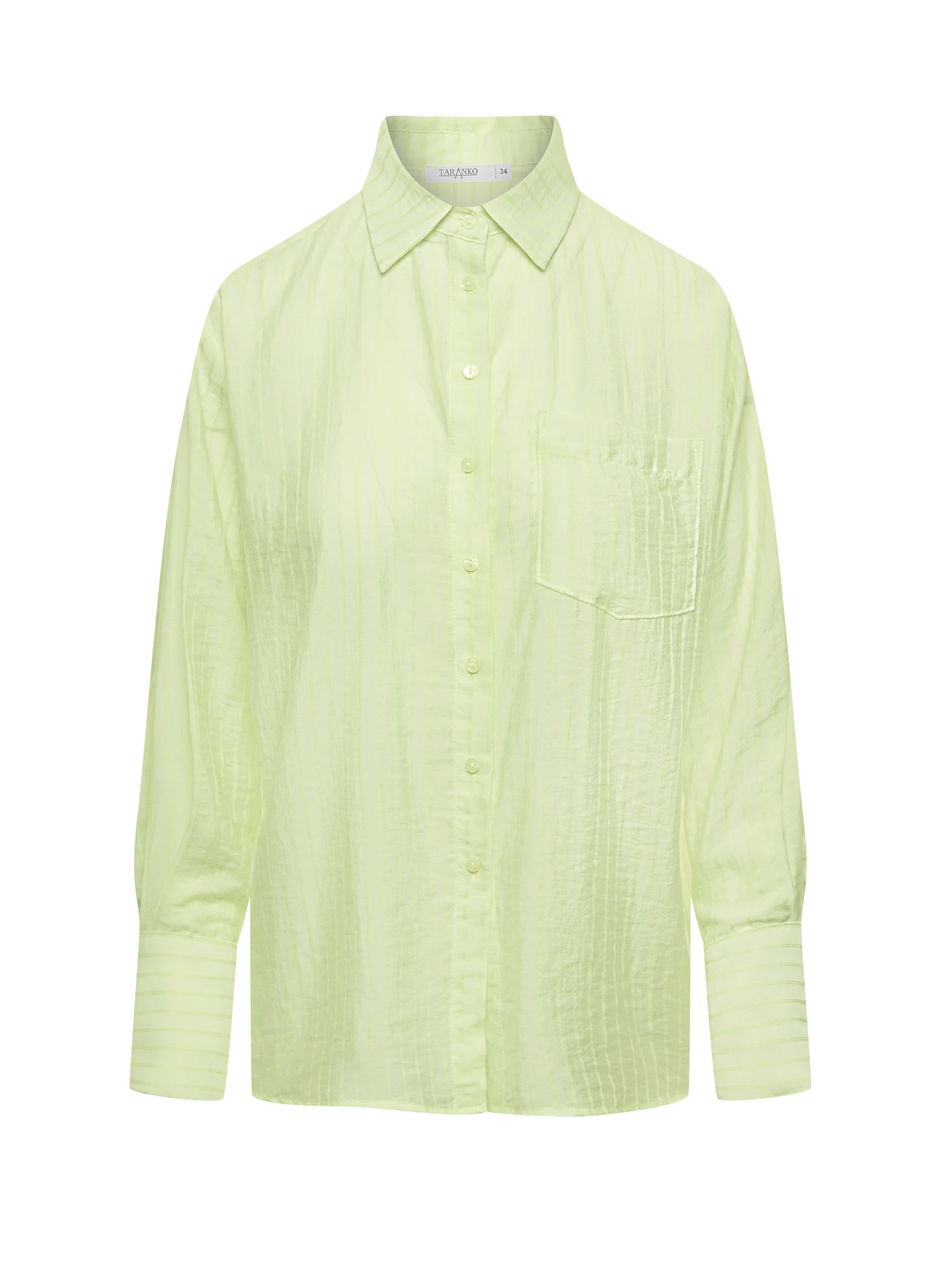 Light green pinstripe shirt