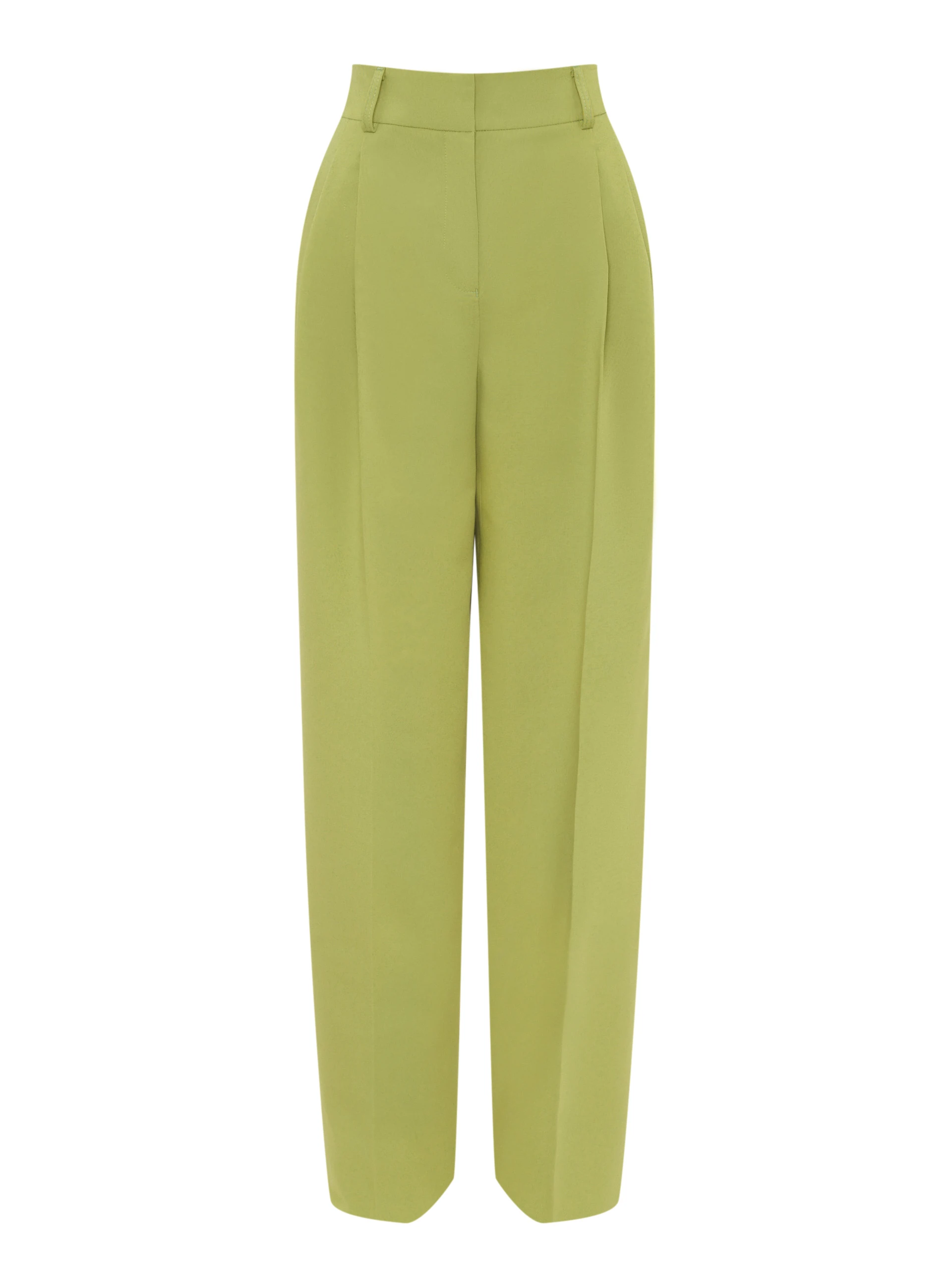 Green cigarette pants