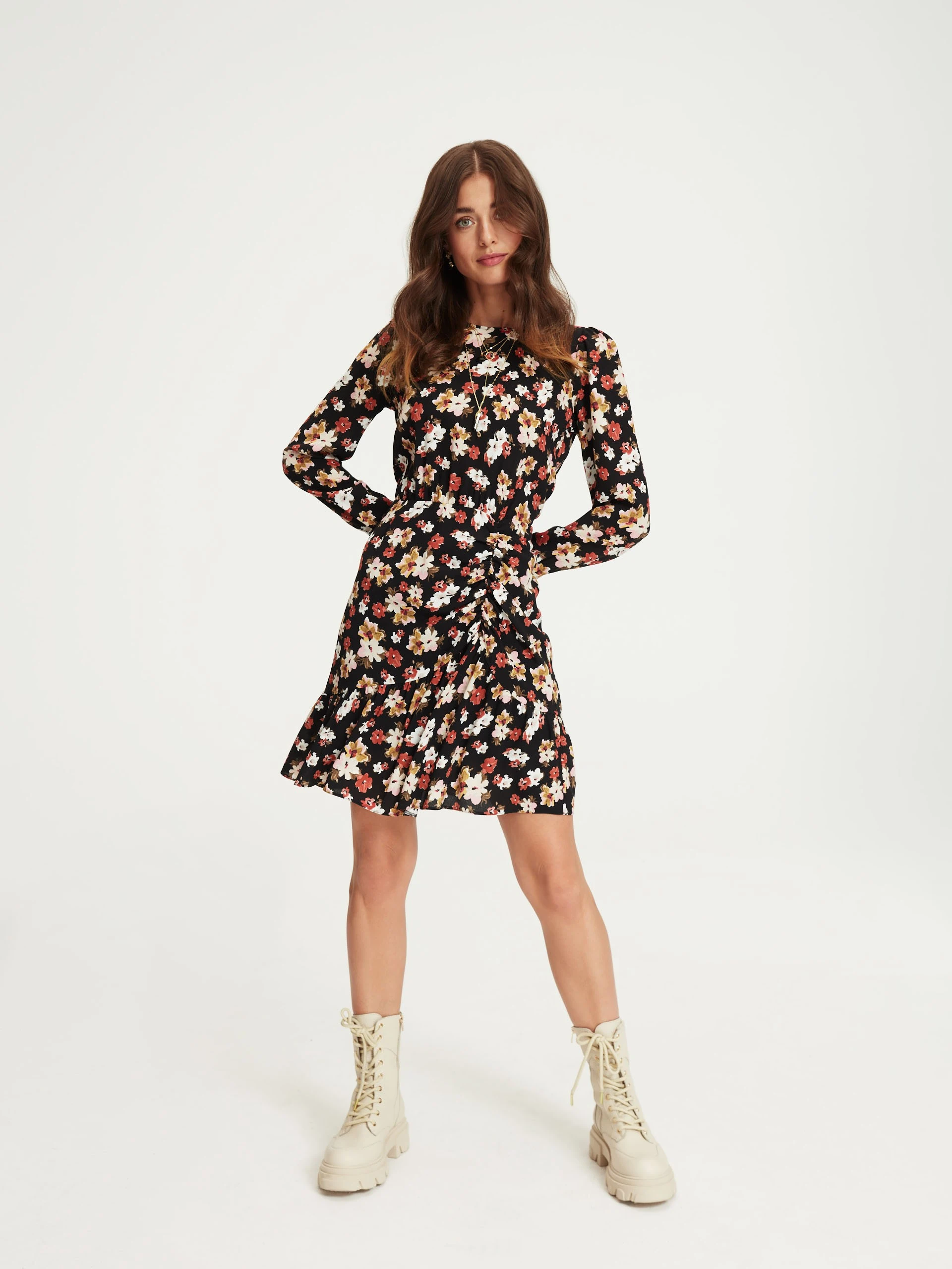 Mini floral dress
