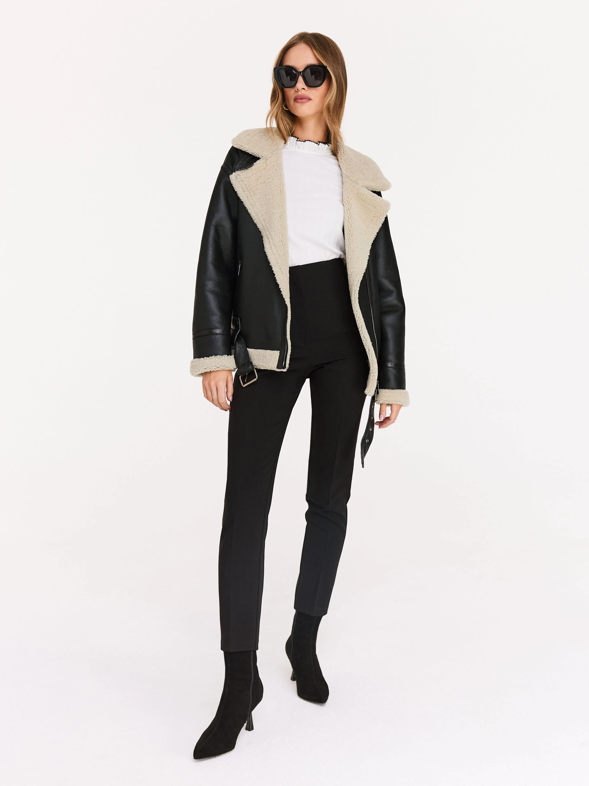 Black pilot jacket