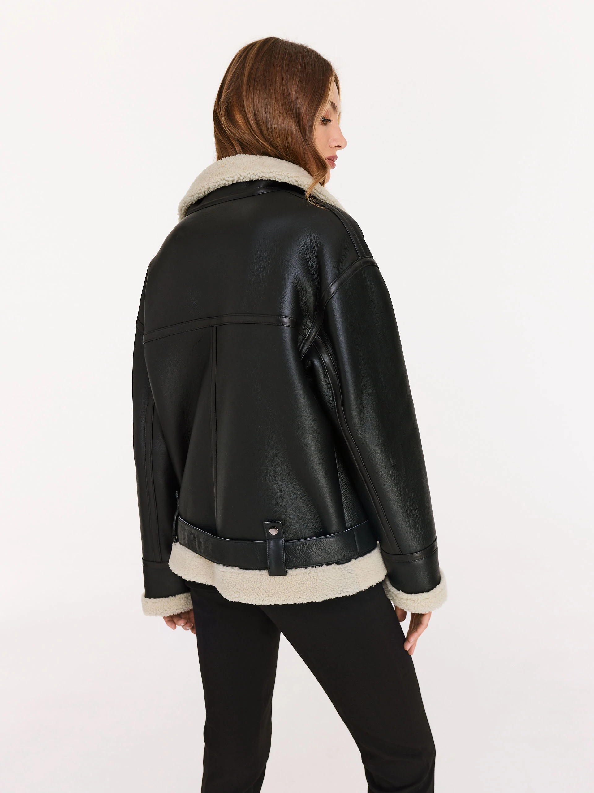Black pilot jacket