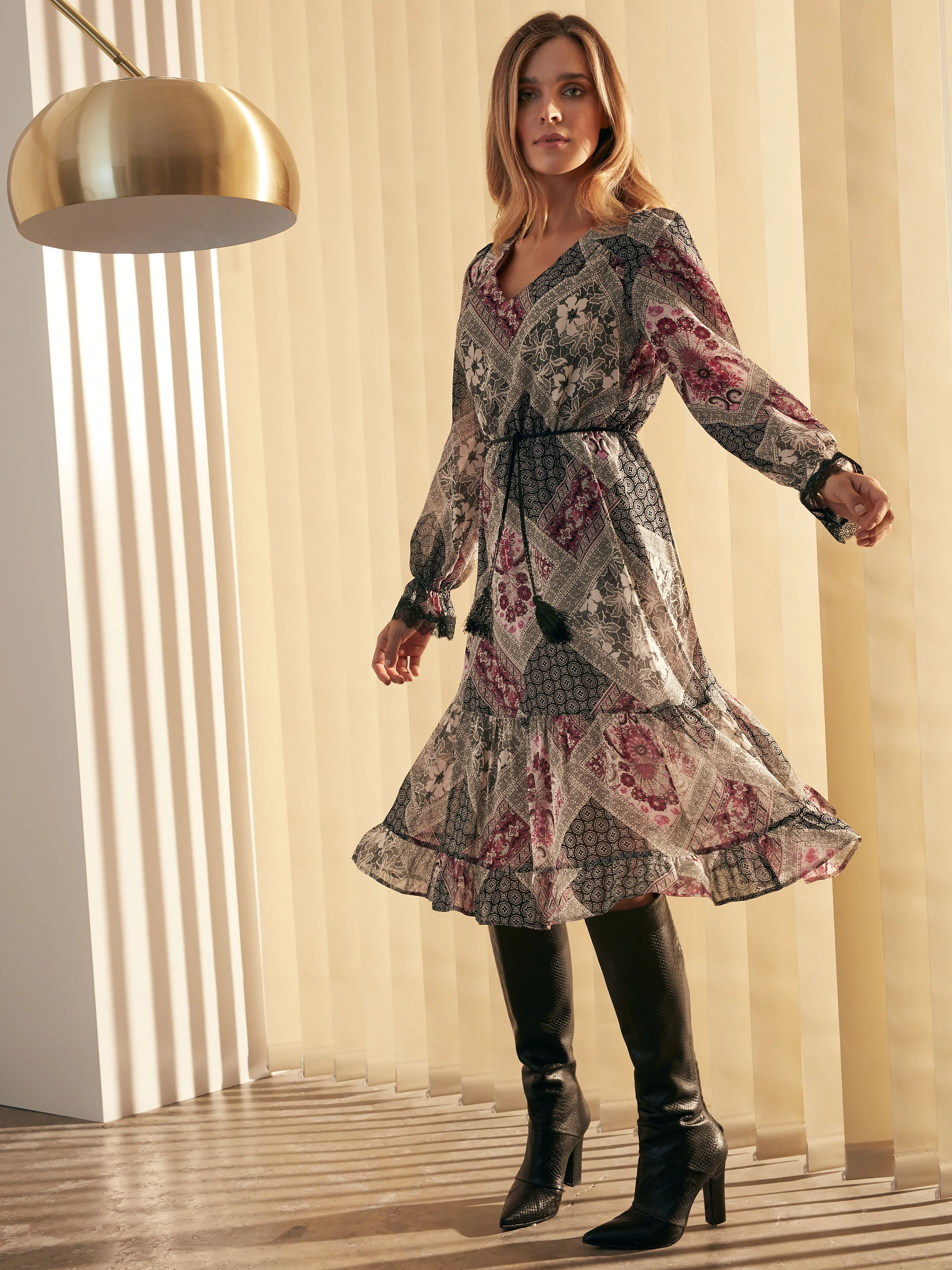 ETHEREAL MIDI DRESS