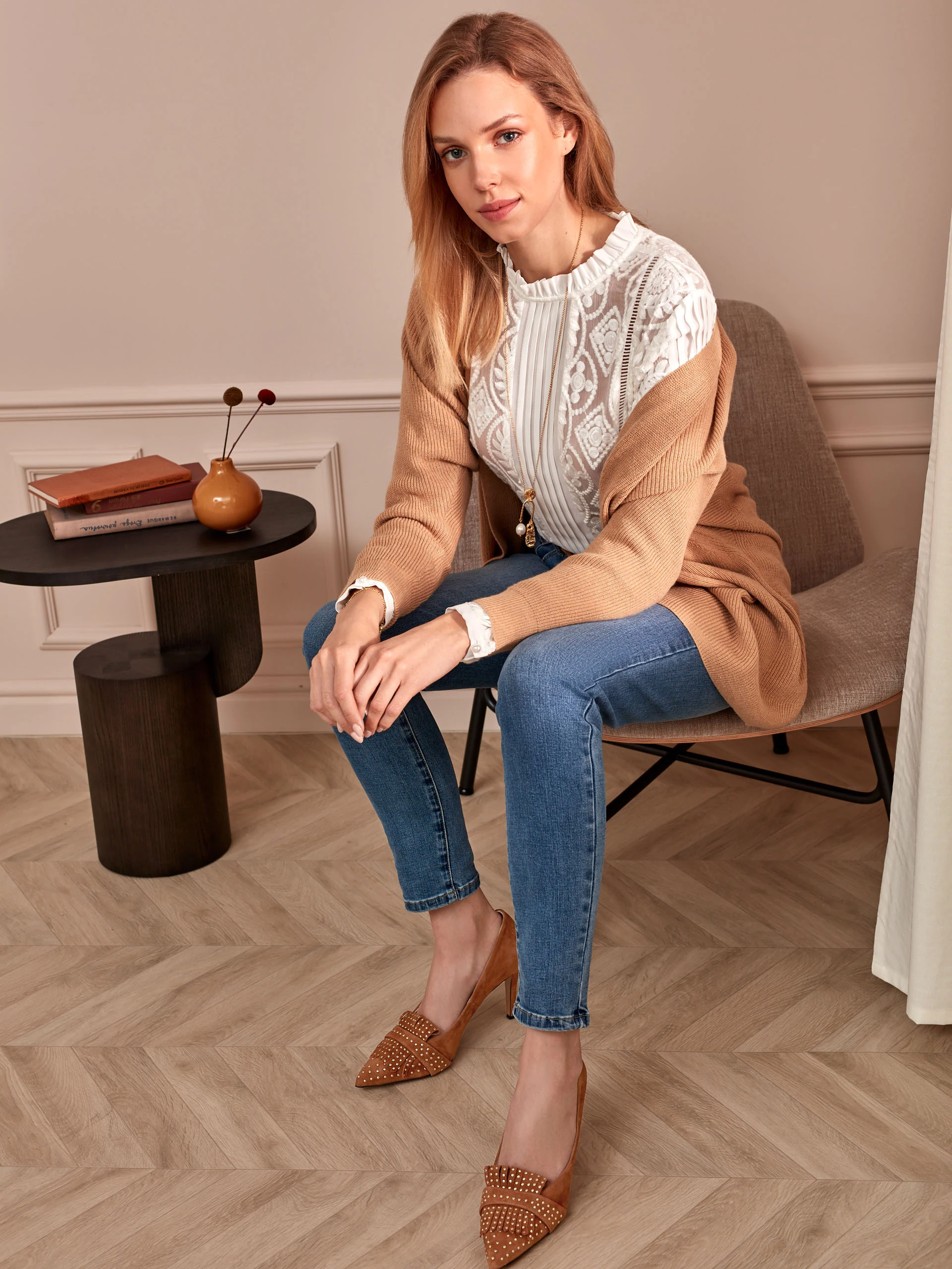 CAMEL CARDIGAN