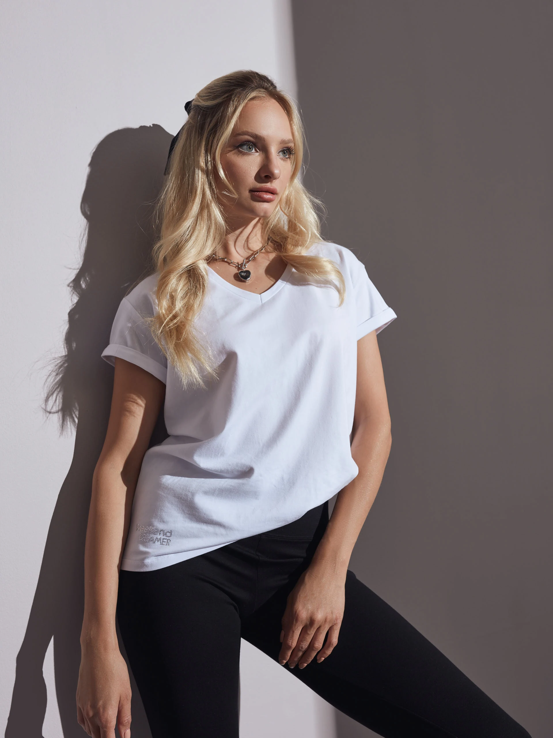 Classic white T-shirt