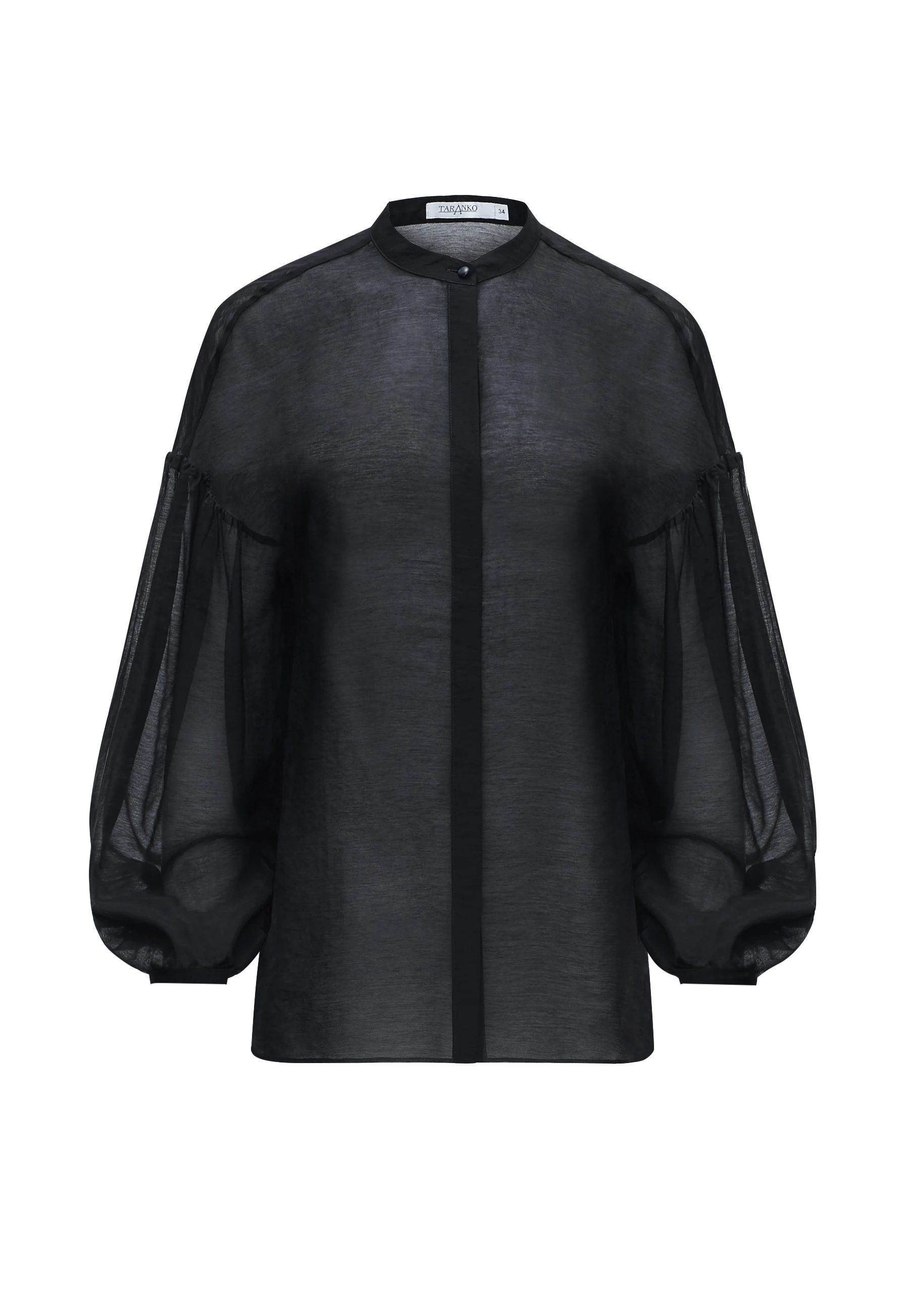 BLACK BLOUSE WITH WIDE SLEEVES