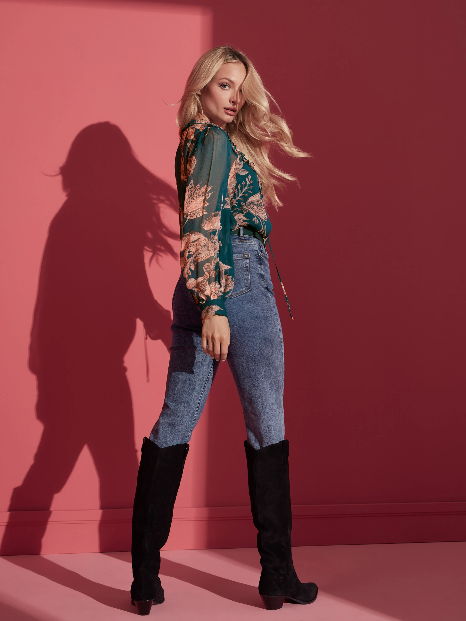 ROMANTIC FLORAL BLOUSE