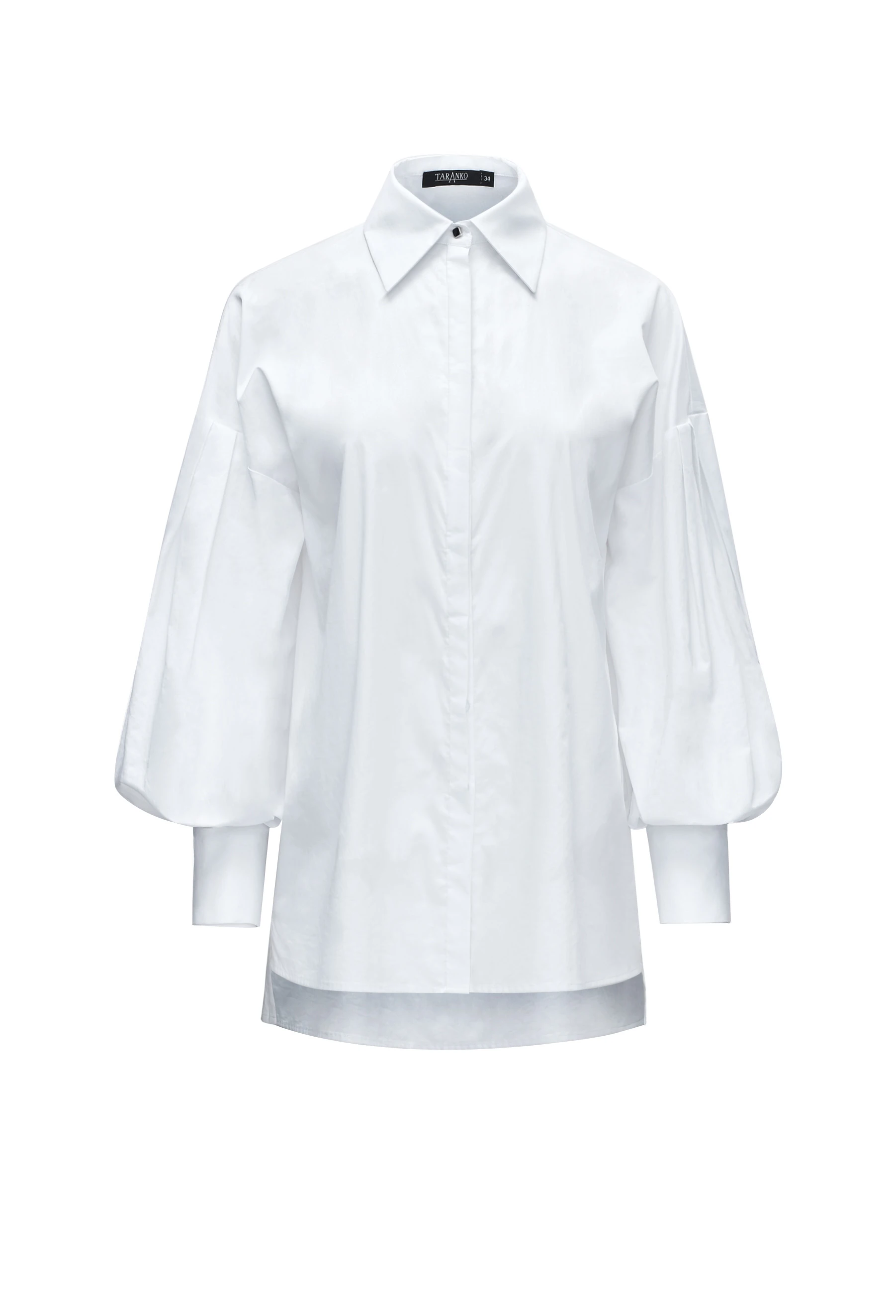 WHITE SHIRT WITH BUFF SLEEVES