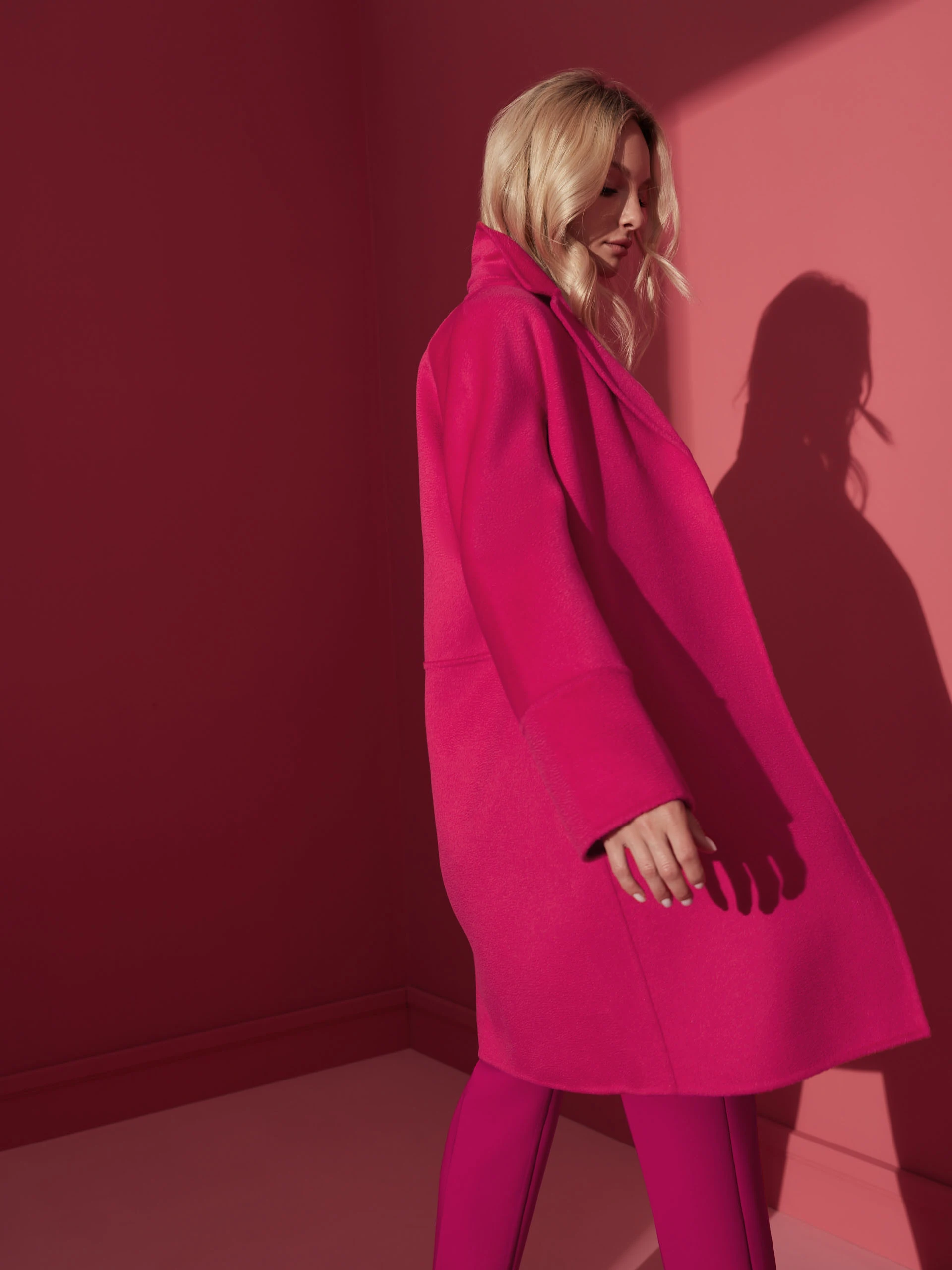 WOOL COAT WITH ZIBELLINO EFFECT