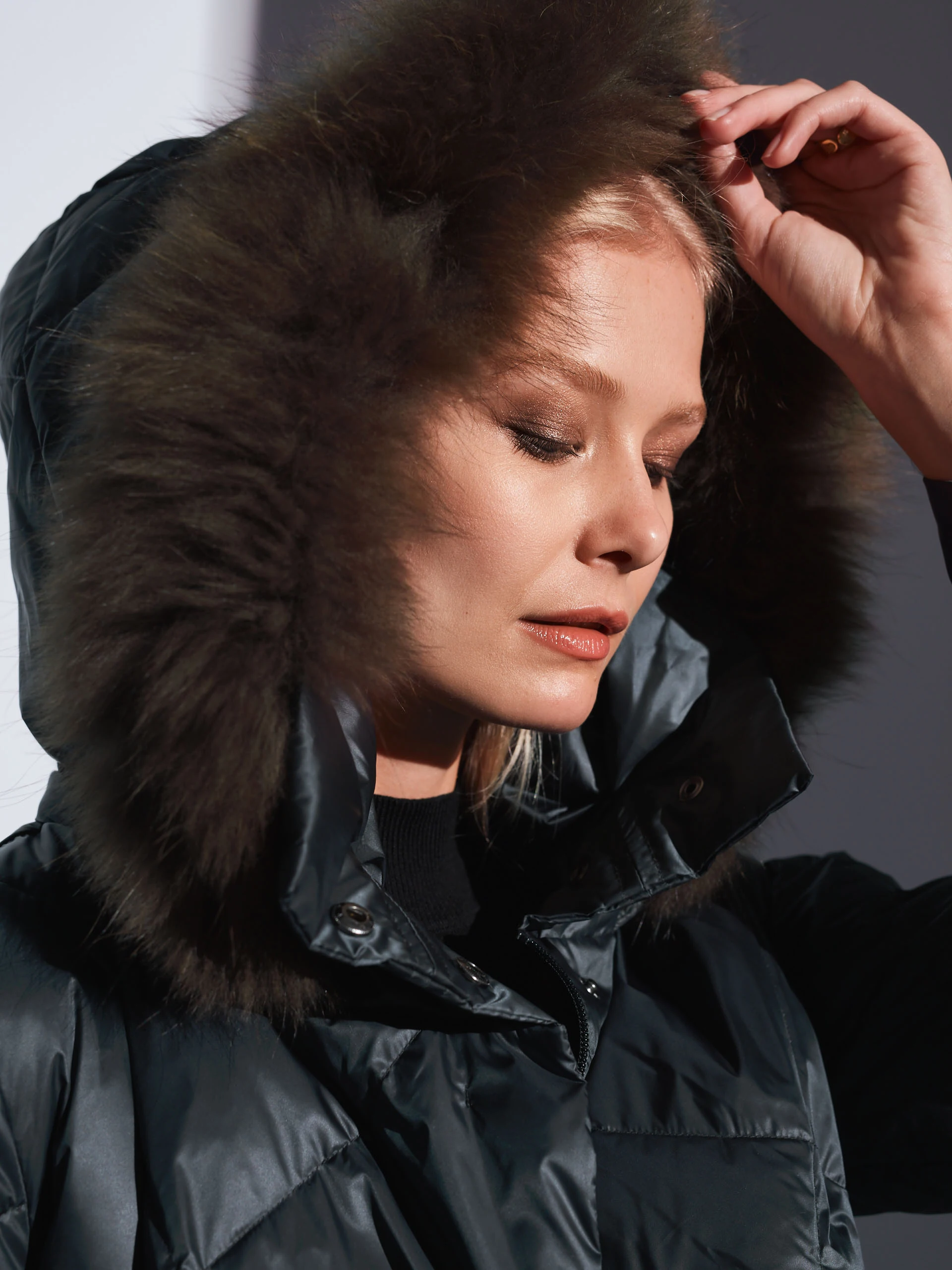 GREEN DOWN COAT