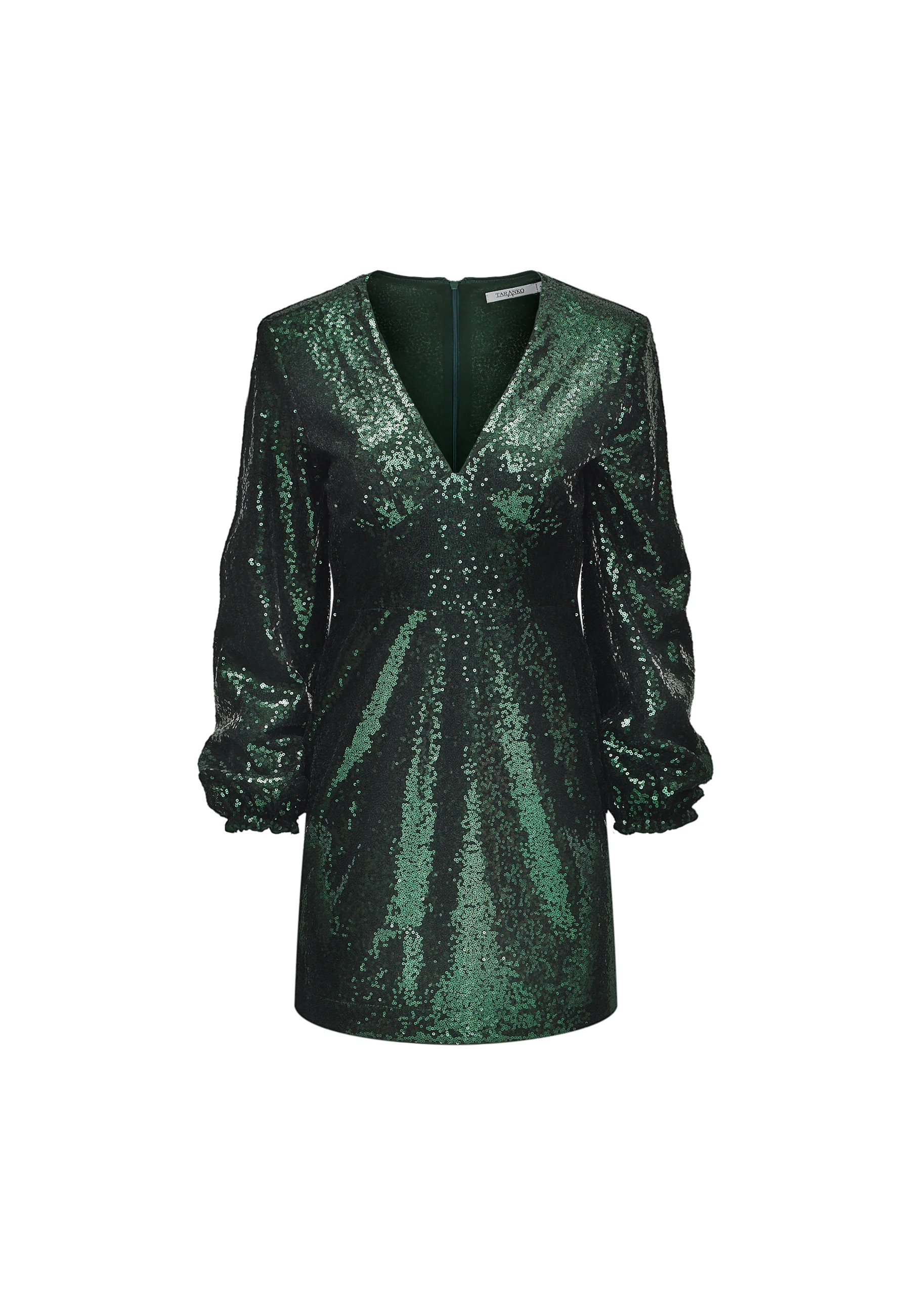 GREEN SHINY DRESS