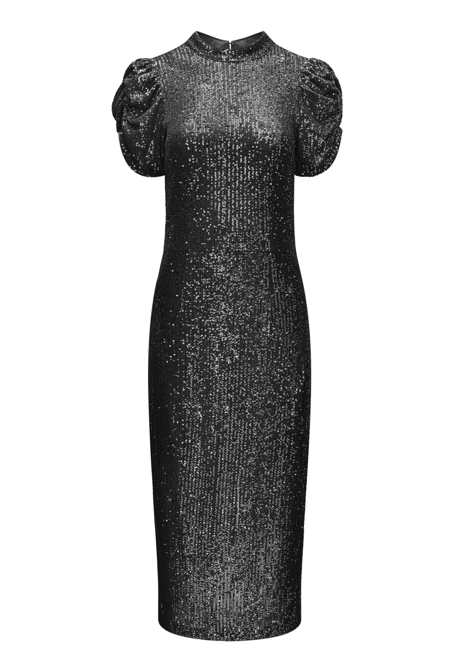 BLACK SEQUIN DRESS