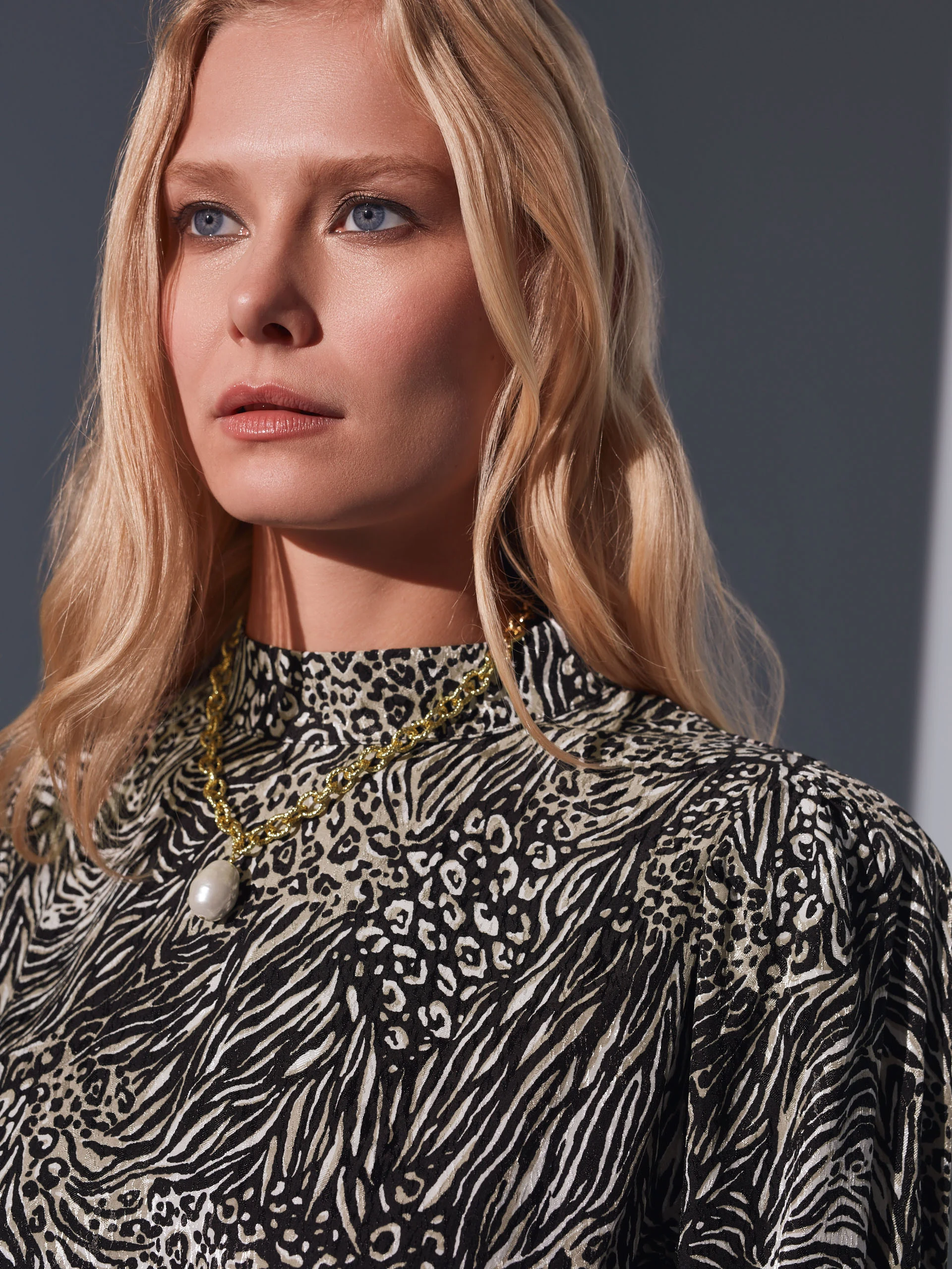 ANIMAL PATTERN DRESS